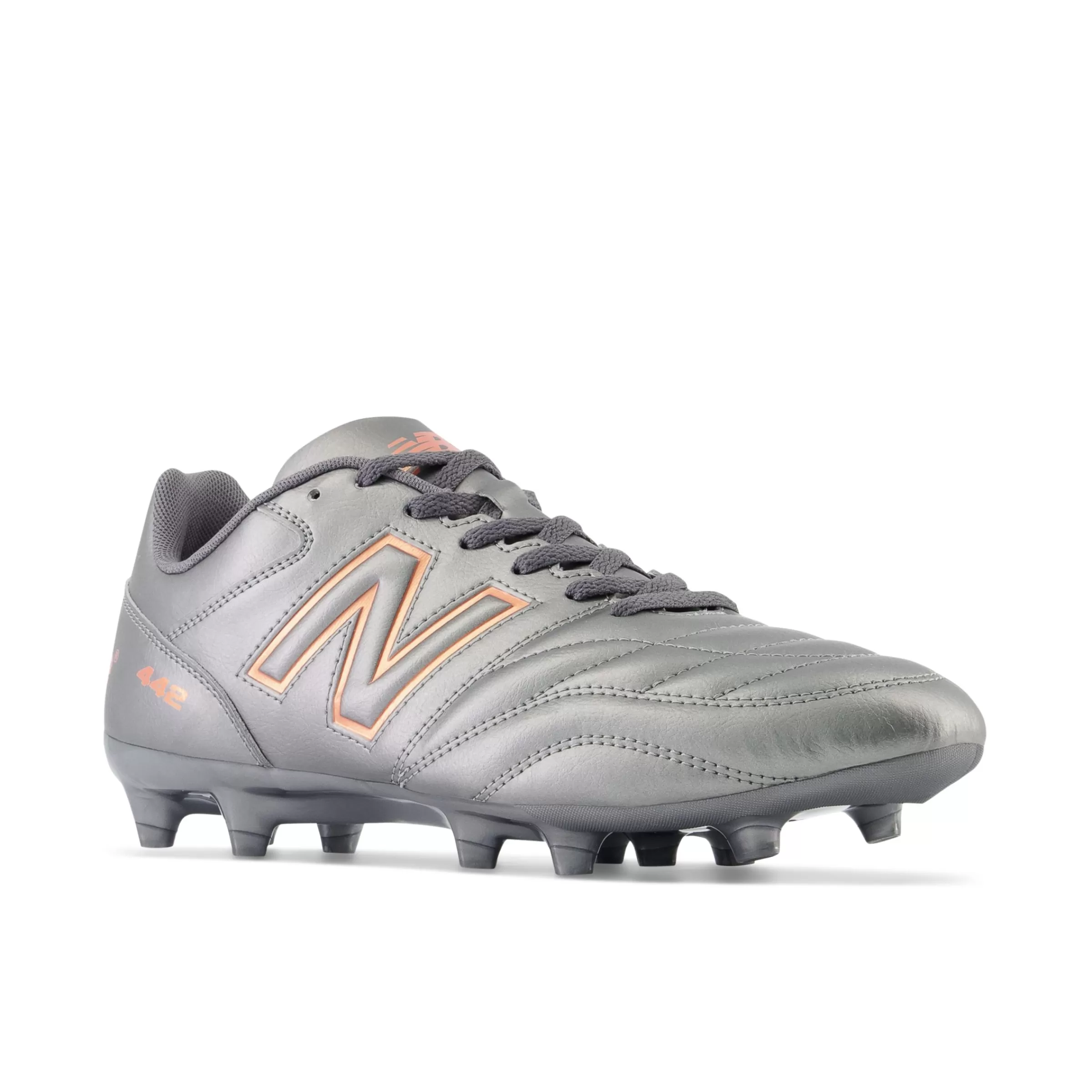 New Balance Chaussures Soldes-442v2AcademyFG Silver avec Graphite et Copper