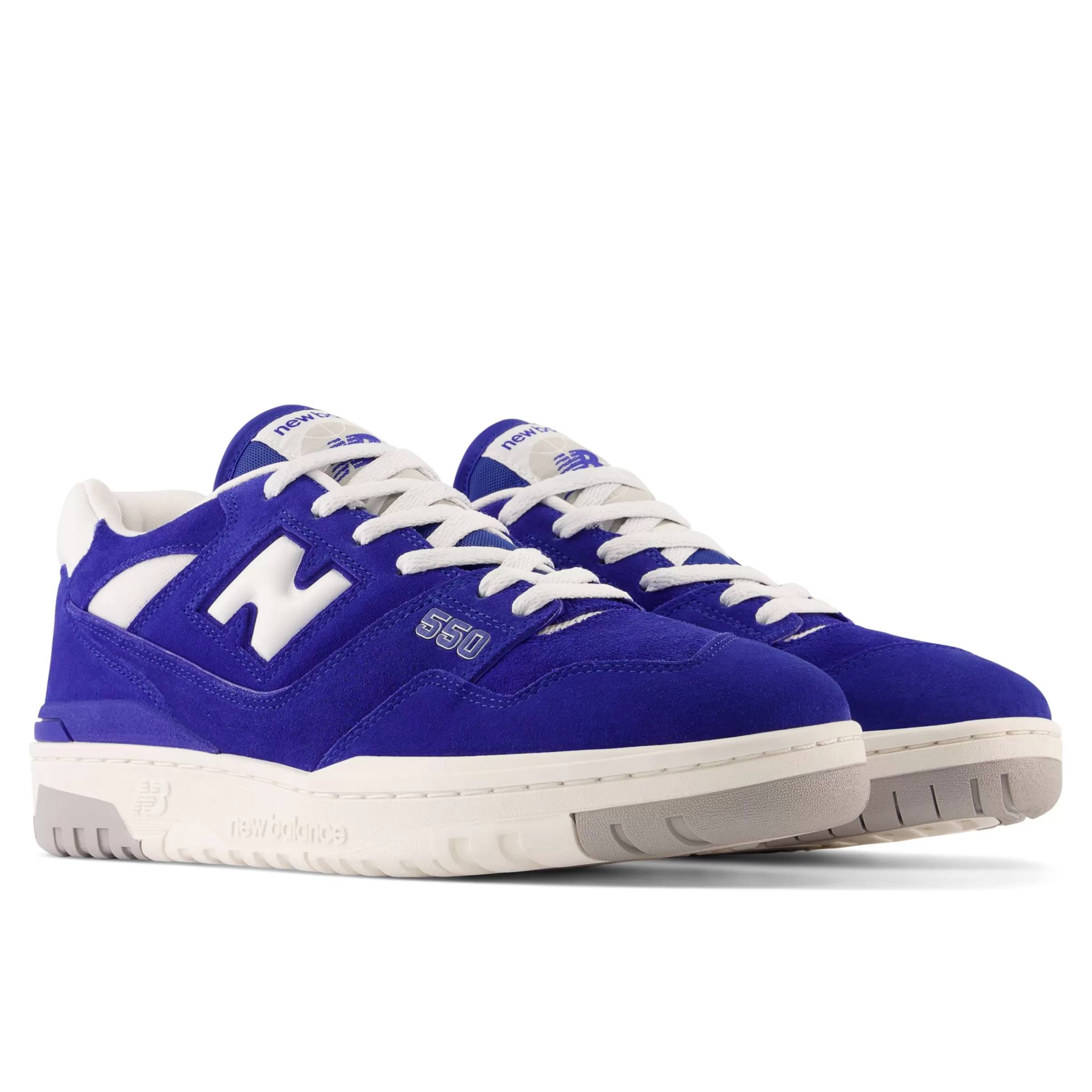 New Balance Chaussures Soldes-550 Team Royal avec White et Concrete