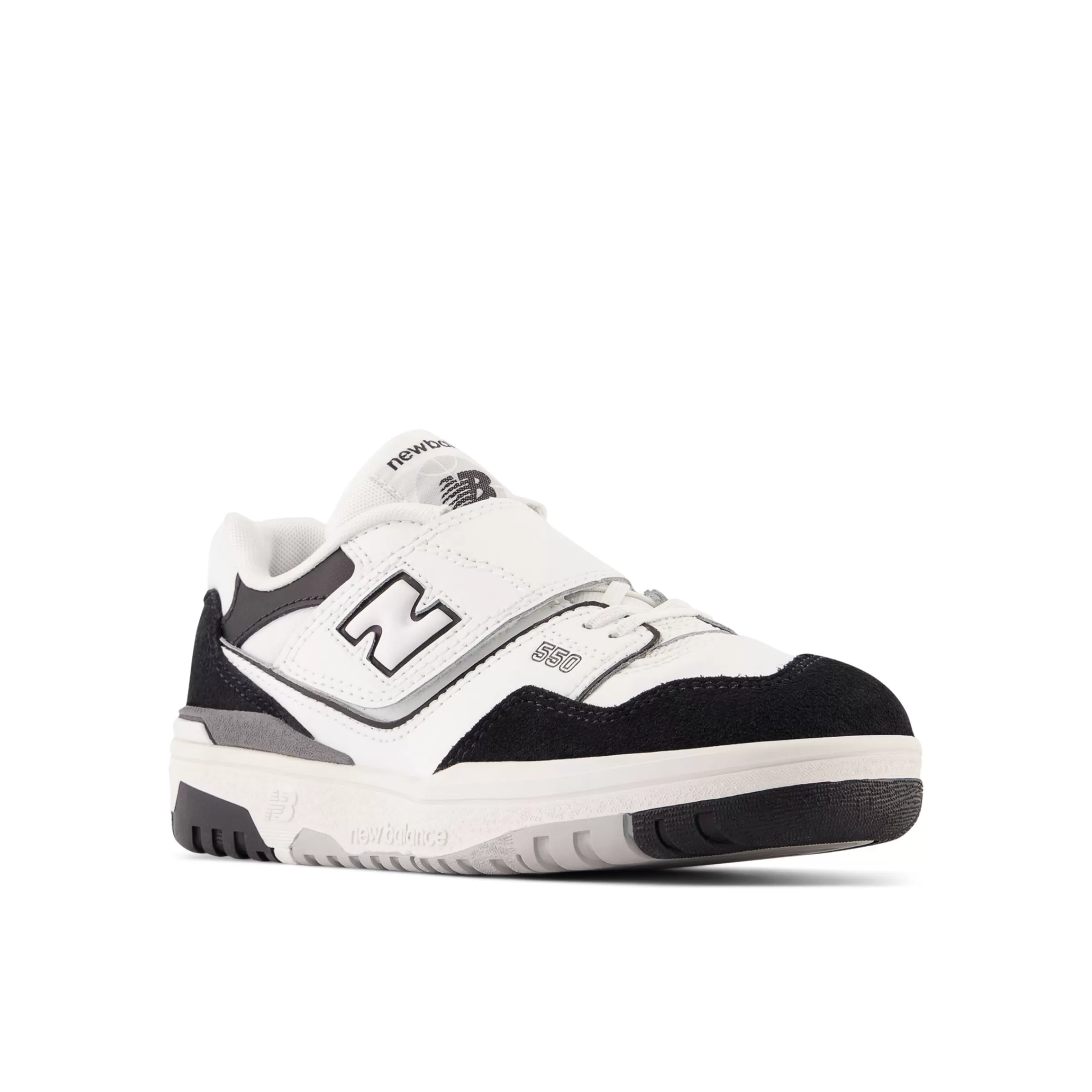 New Balance Acheter par modèle | 550-550BungeeLacewithTopStrap White avec Black et Rain Cloud