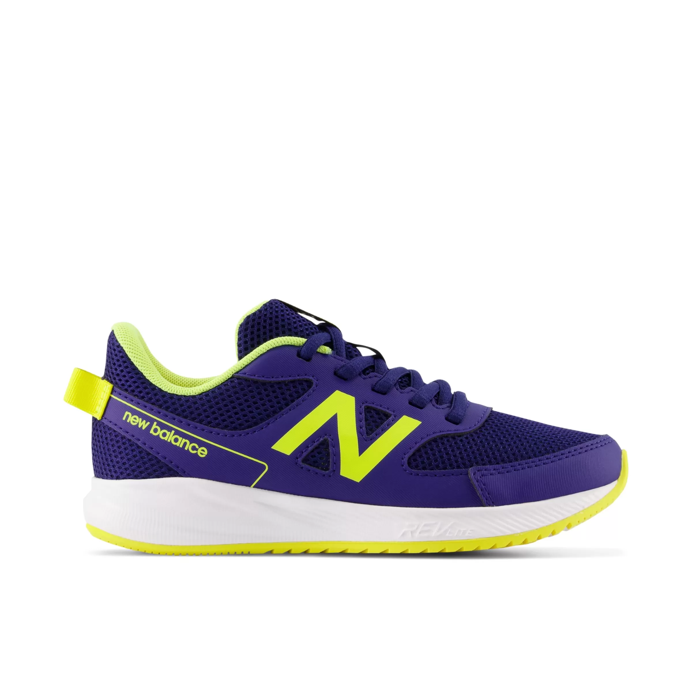 New Balance Chaussures de Running | Chaussures-570v3 Blue avec Happy Yellow et White