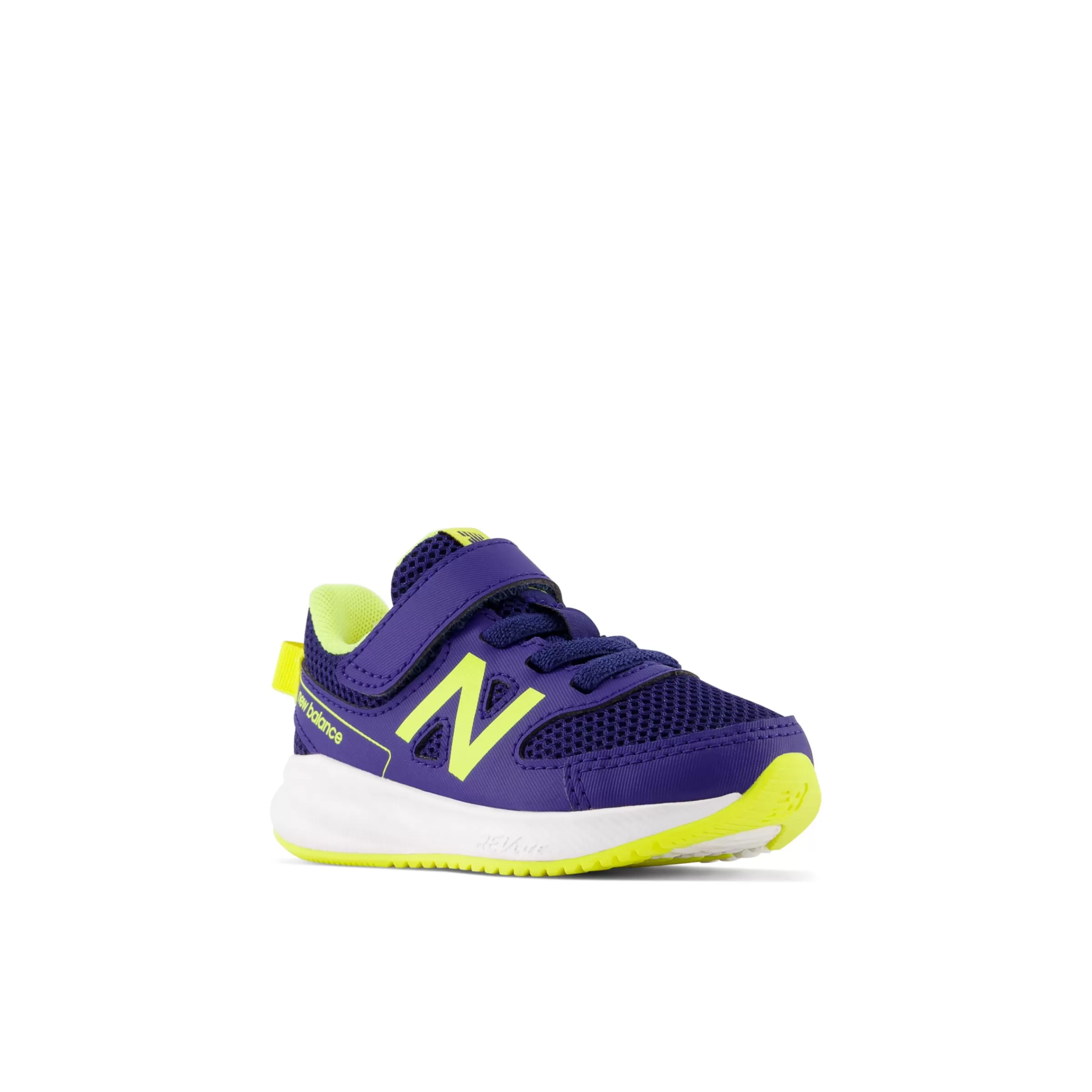 New Balance Chaussures de Running | Sneakers-570v3BungeeLacewithTopStrap Blue avec Happy Yellow et White