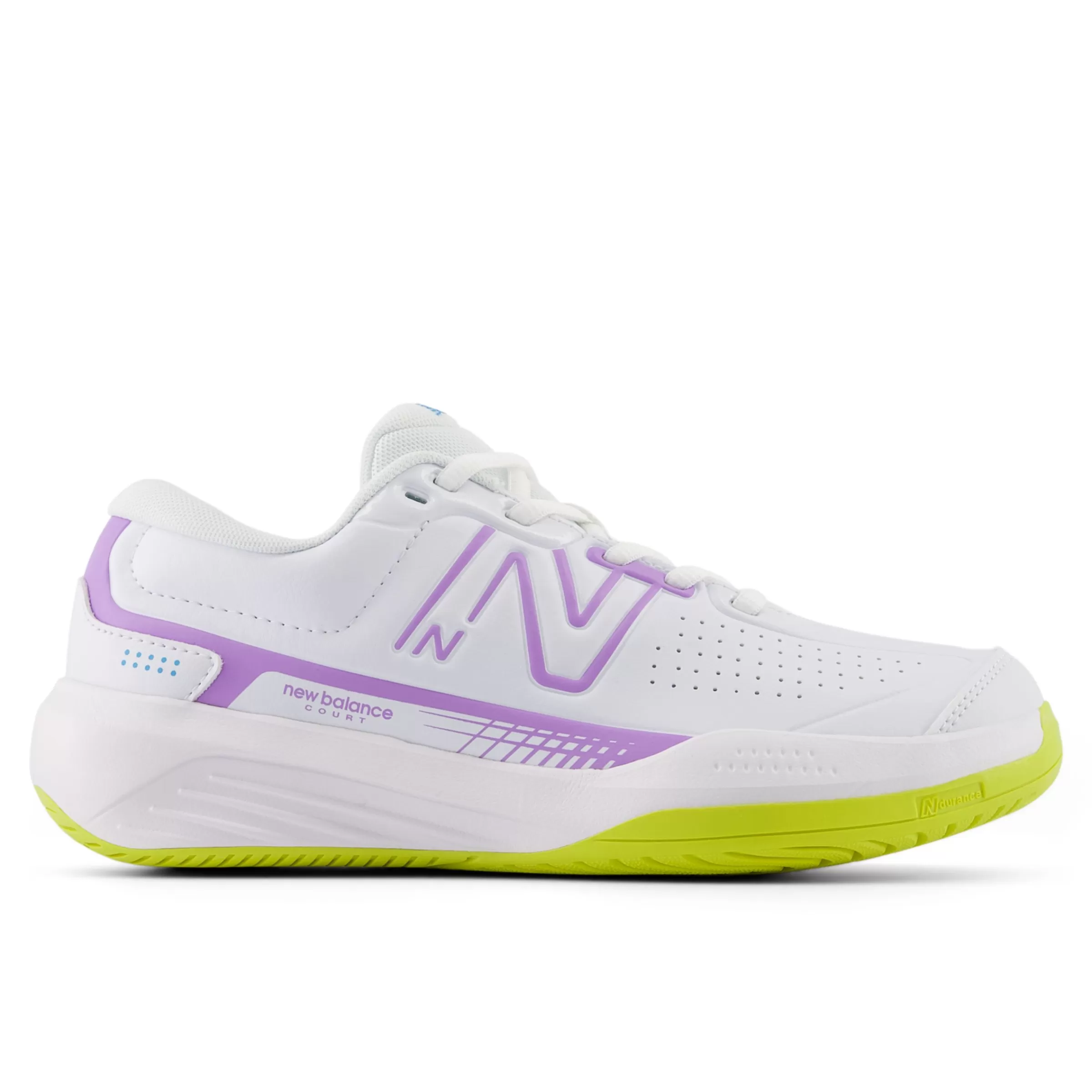 New Balance Sport | Sports-696v5 White avec Purple Fade