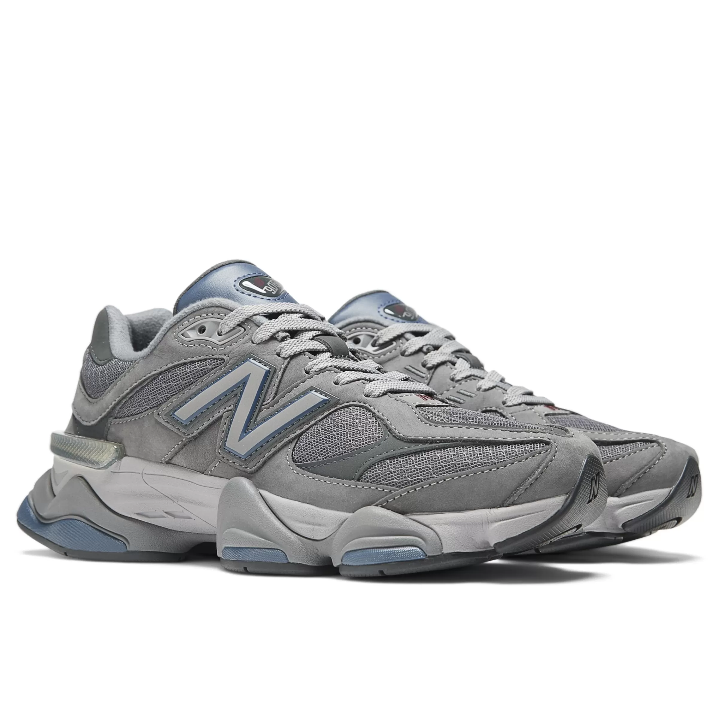 New Balance Entraînement | Chaussures-9060 Castlerock avec NB Navy et Silver Metallic