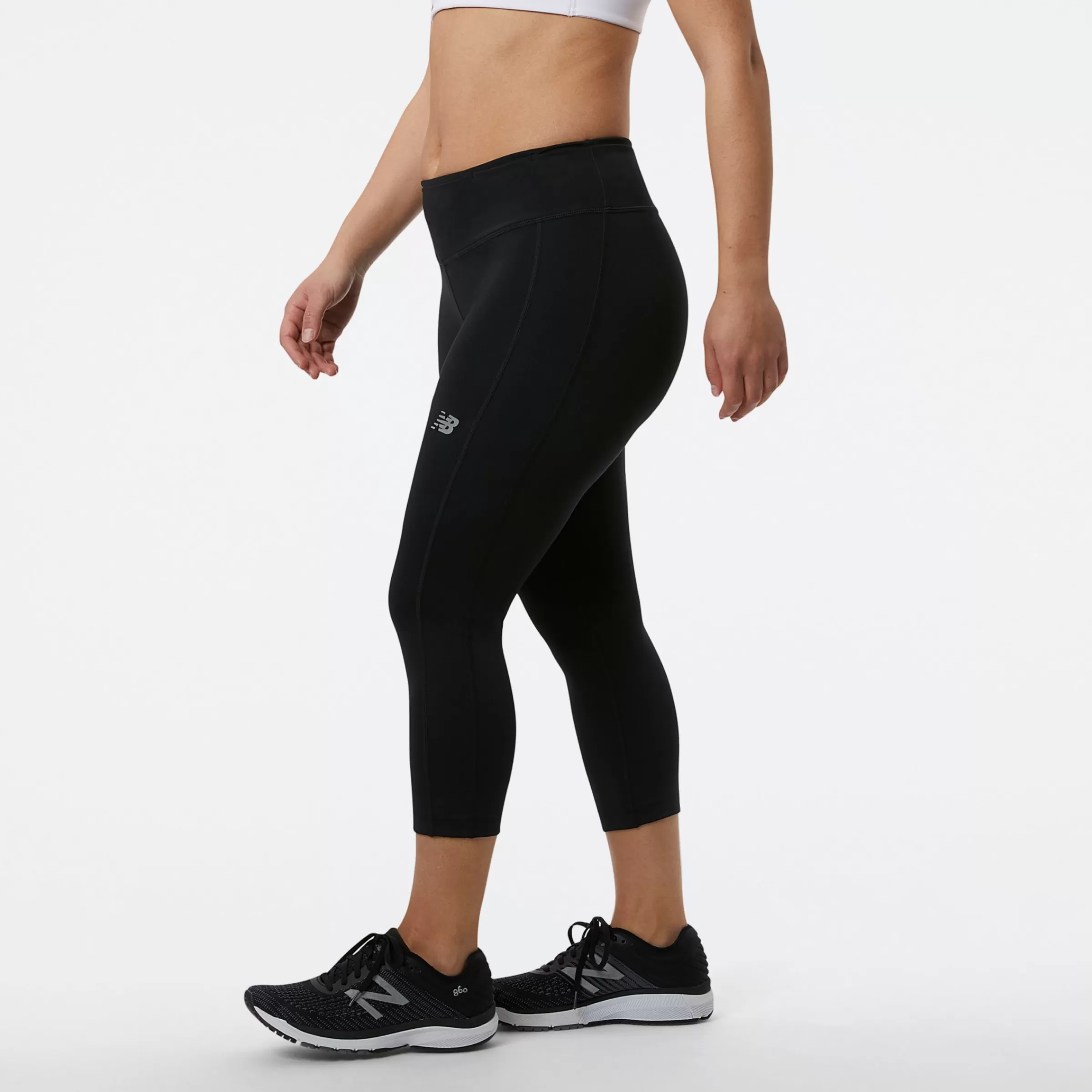 New Balance Vêtements de Running | Pantalons et collants-AccelerateCapri BLACK