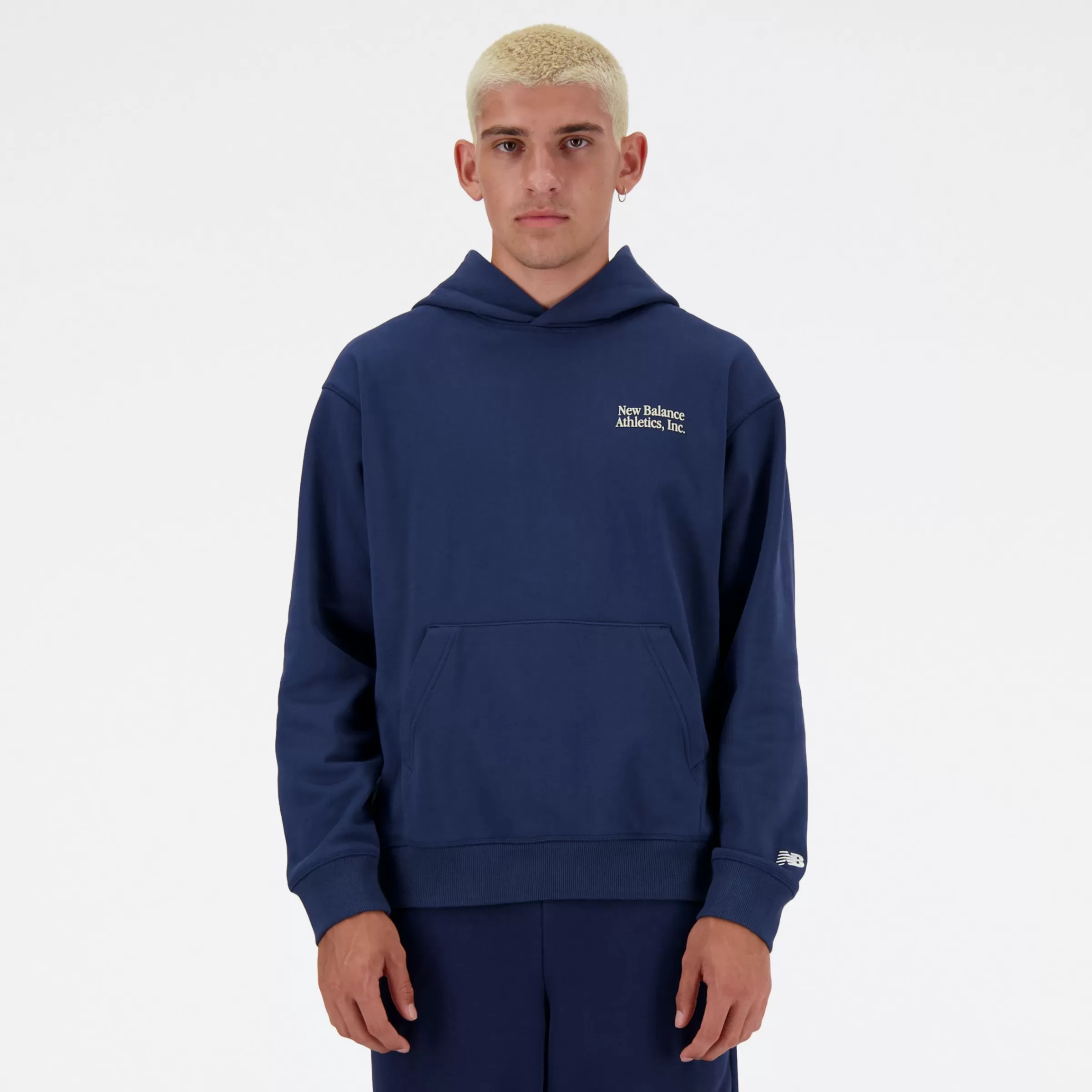 New Balance Vêtements | Sweats à capuche et Sweat-shirts-AthleticsEmbroideredHoodie NB NAVY