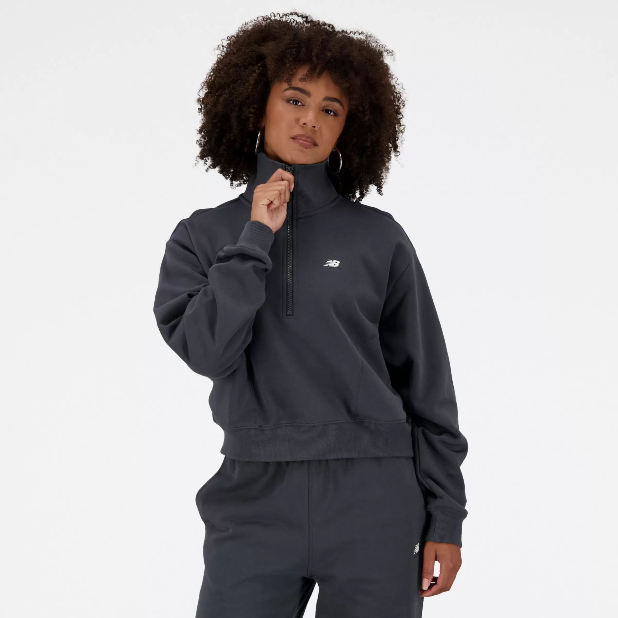 New Balance Sweats à capuche et Sweat-shirts | Vêtements-AthleticsRemasteredFrenchTerry1/4Zip