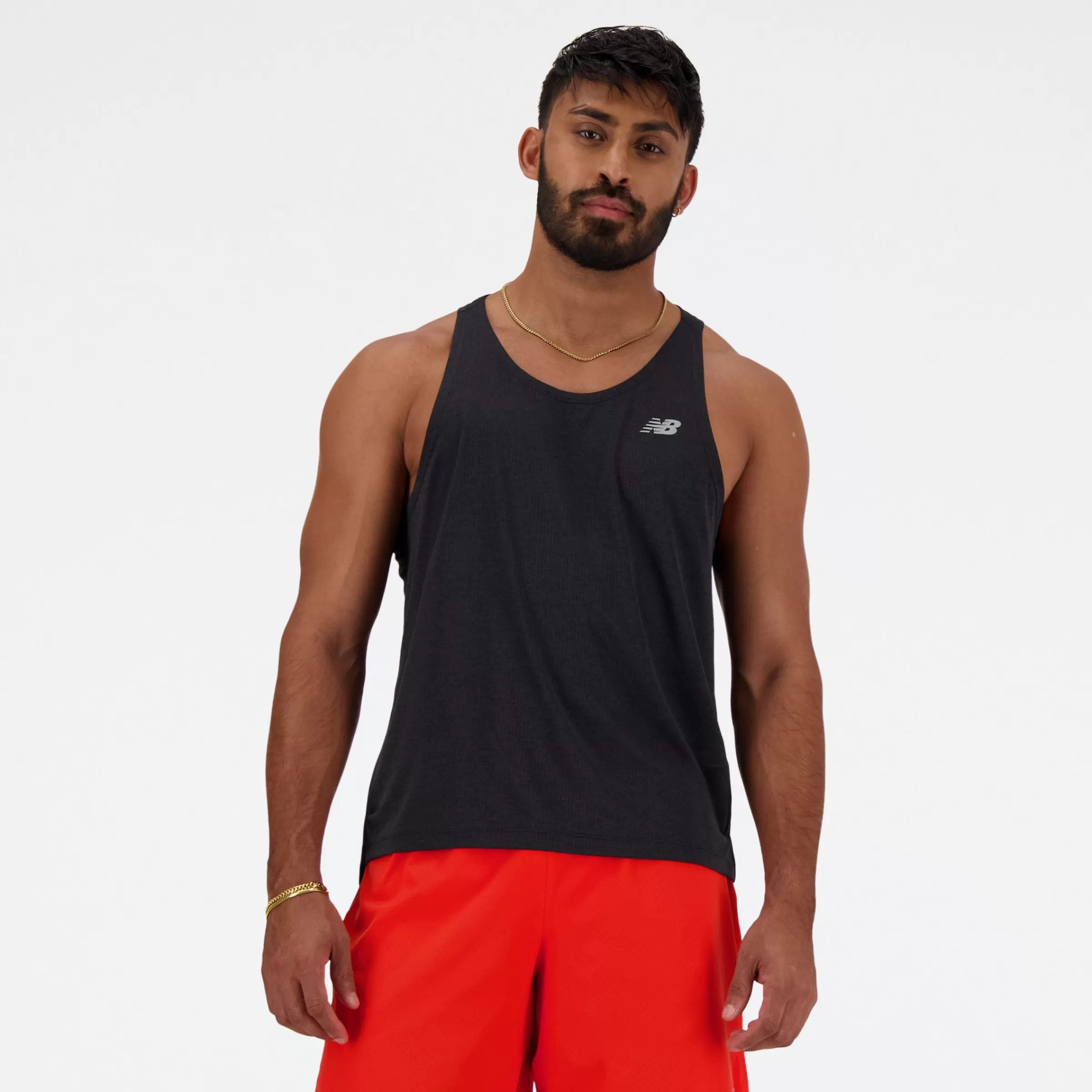 New Balance T-shirts et hauts | Vêtements de Running-AthleticsSinglet BLACK