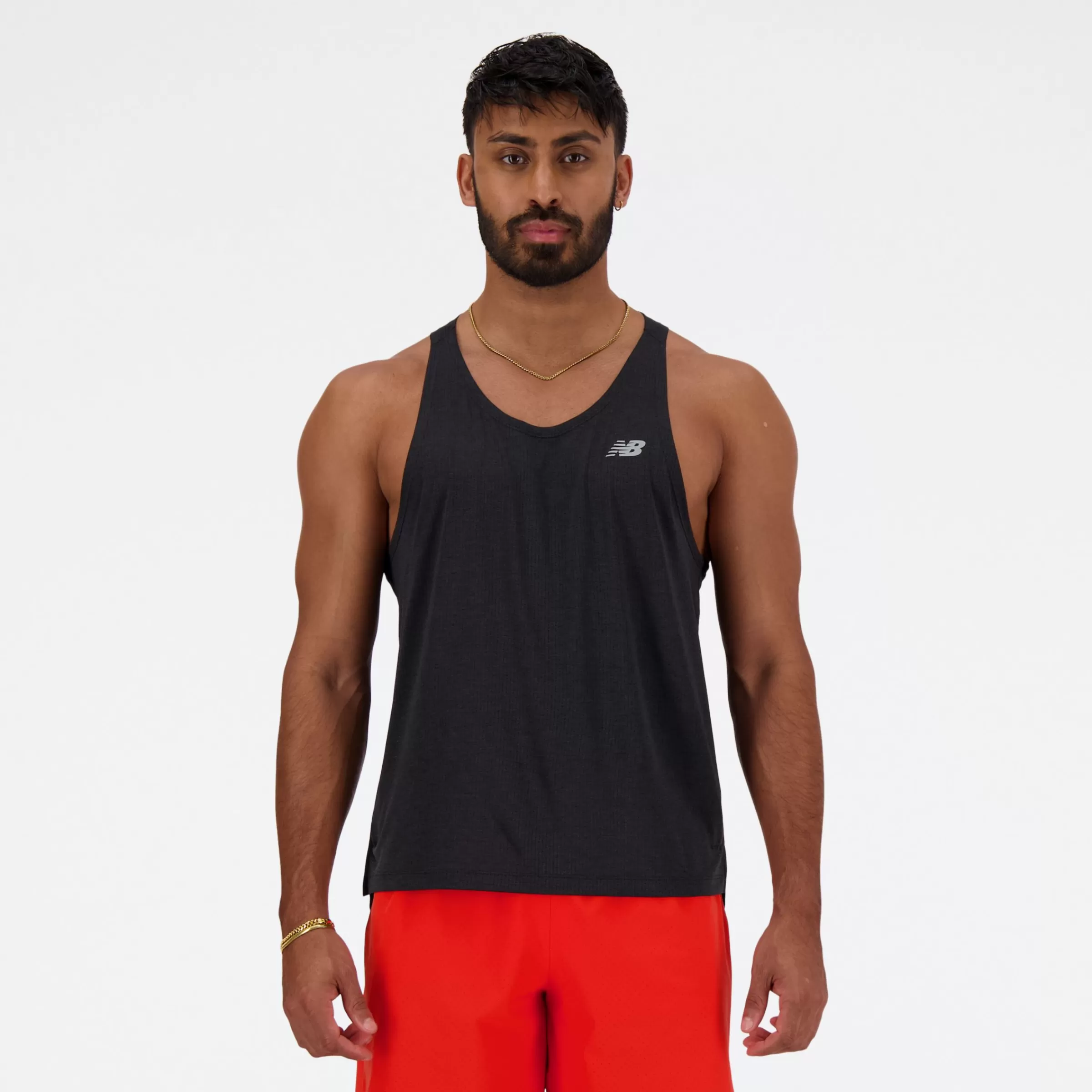 New Balance T-shirts et hauts | Vêtements de Running-AthleticsSinglet BLACK