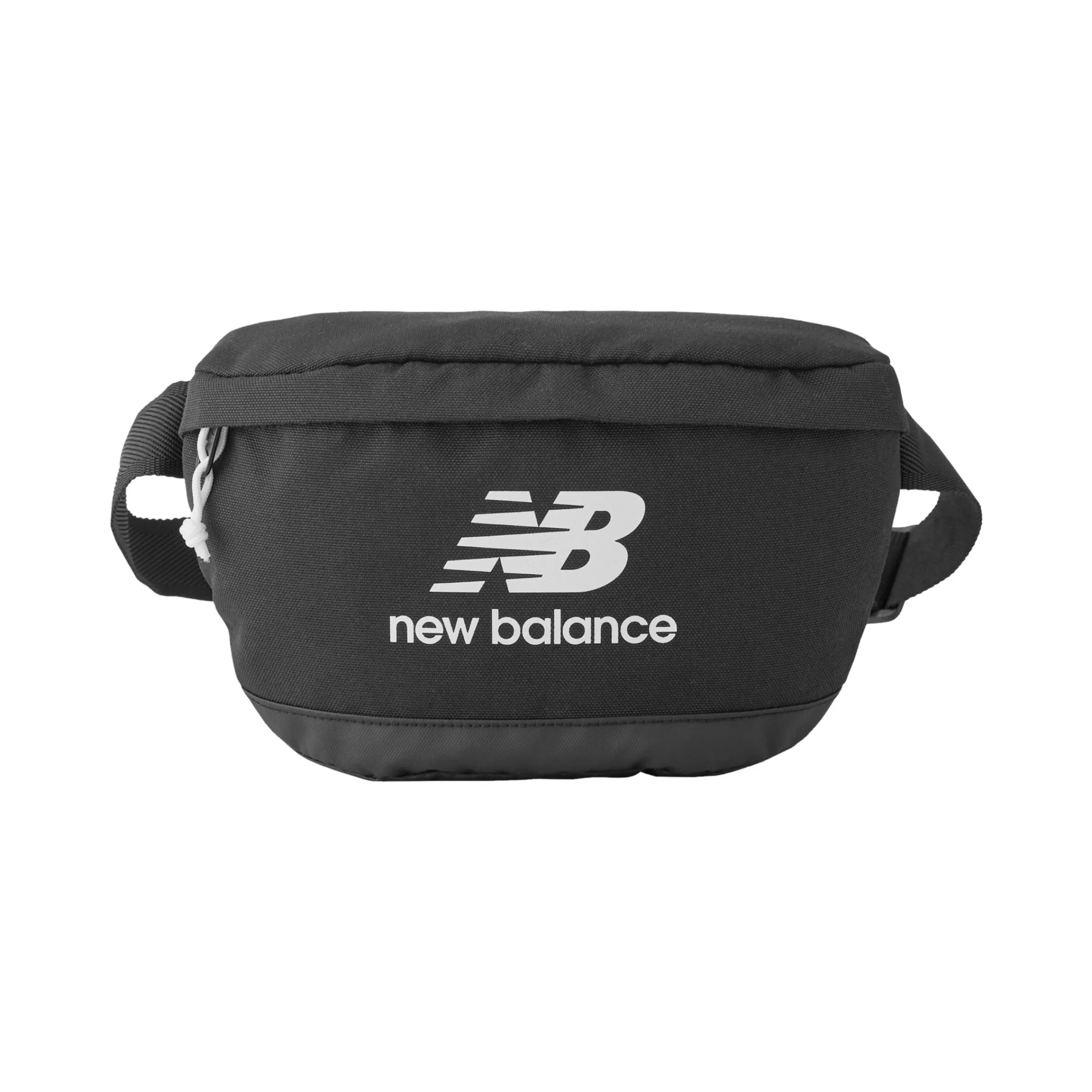 New Balance Accessoires Soldes | Accessoires Soldes-AthleticsWaistBag BLACK avec WHITE PRINT