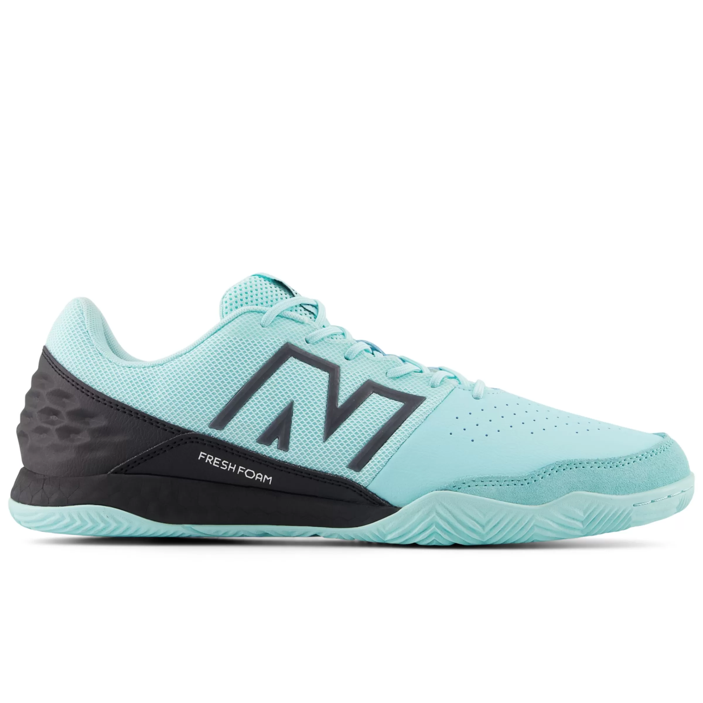 New Balance Chaussures Soldes-Audazov6CommandIN Bright Cyan avec Black et Silver