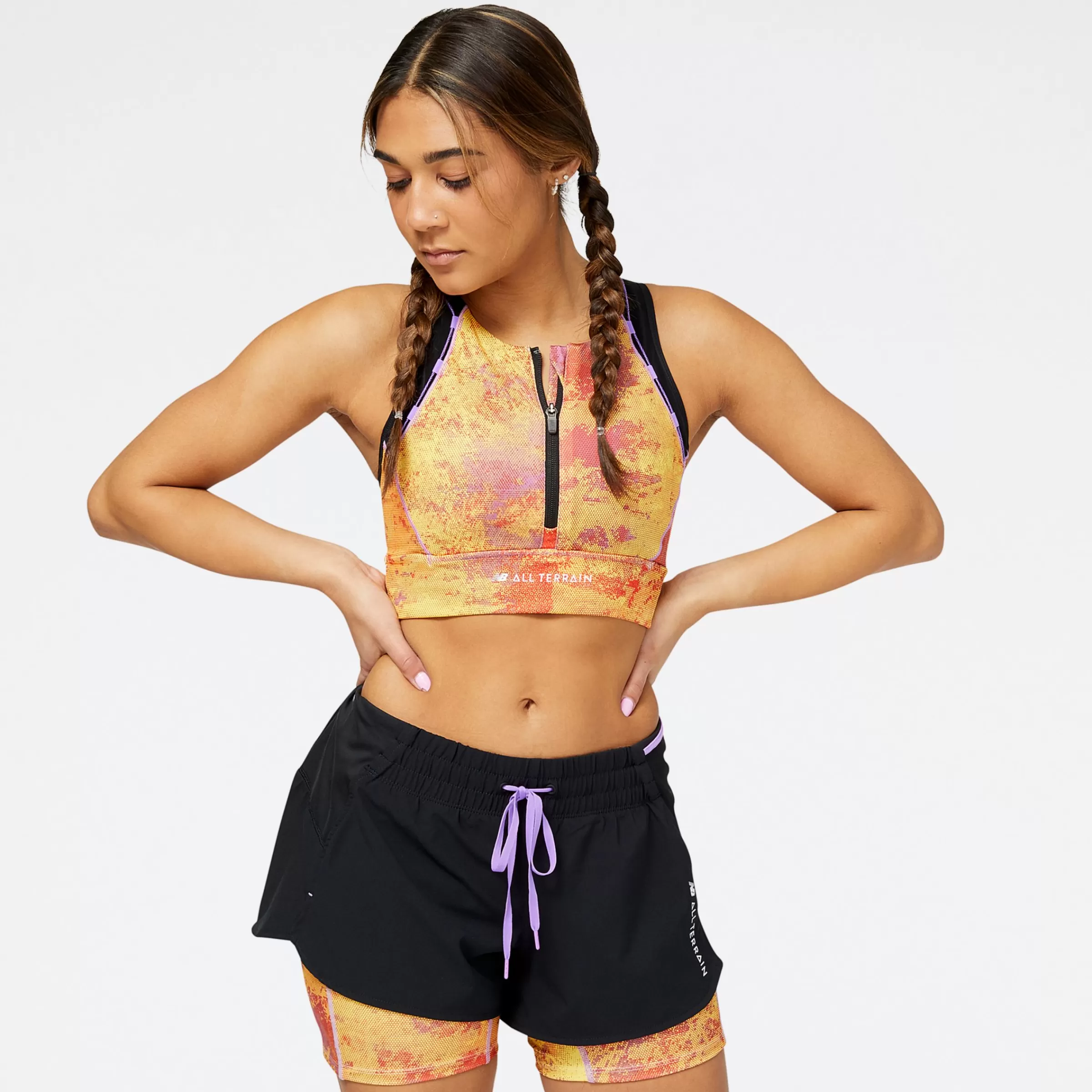 New Balance Vêtements de Running | Brassières-BrassièreImpactRunATTop ELECTRIC PURPLE