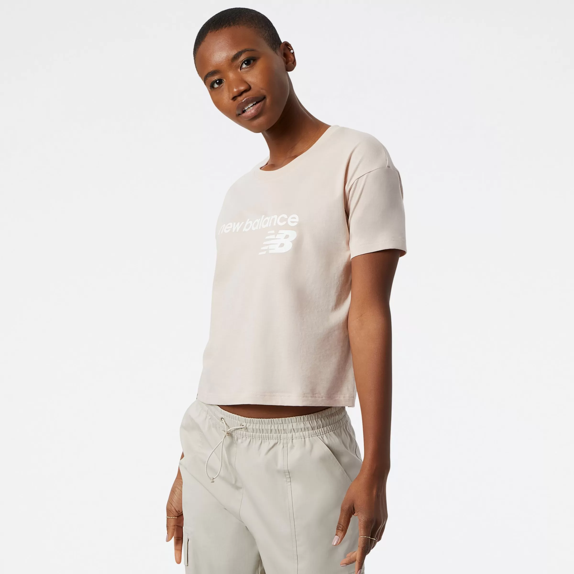 New Balance Tee-shirts et Débardeurs | Vêtements-ClassicCoreStackedT-Shirt