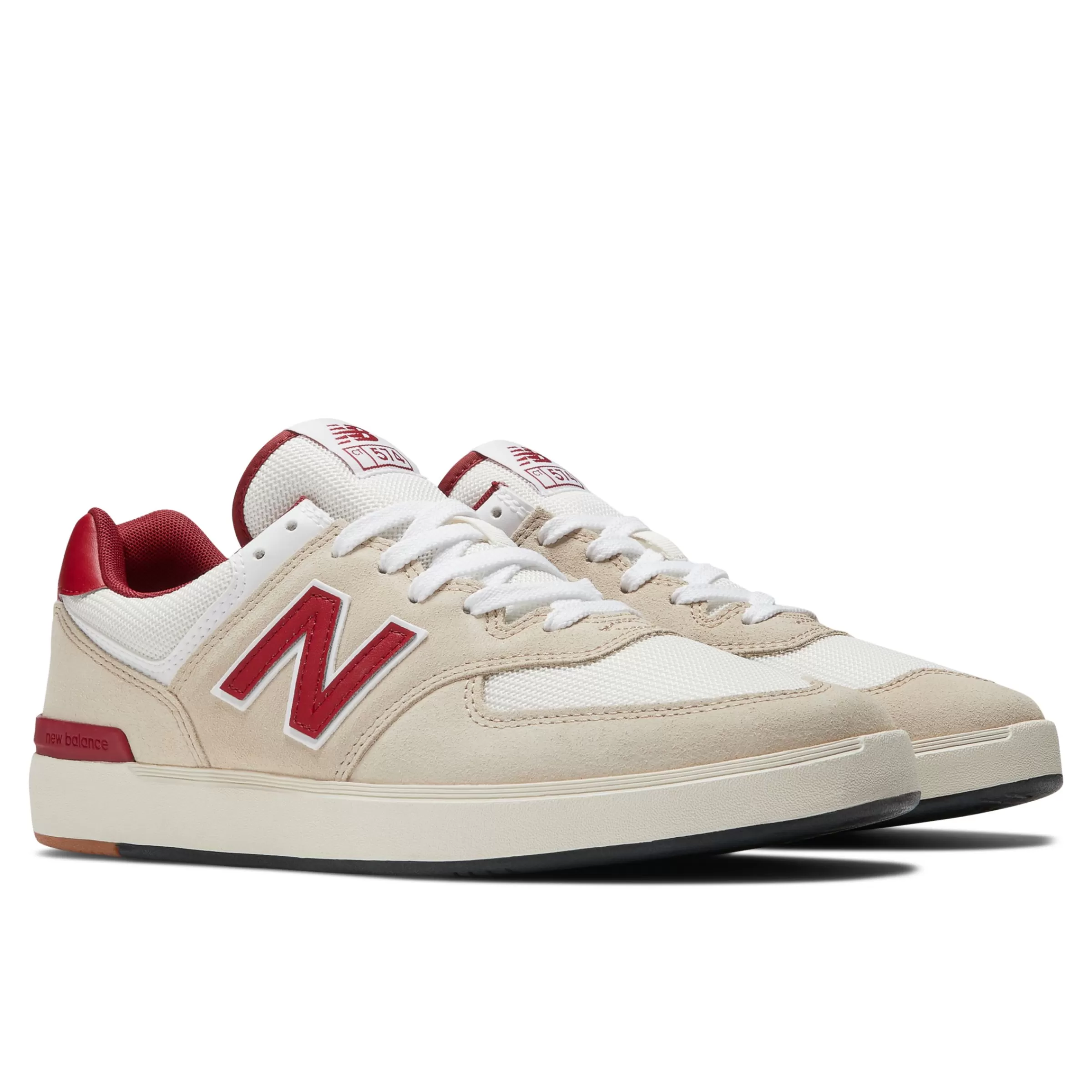 New Balance Chaussures Soldes-CT574 Tan avec Burgundy