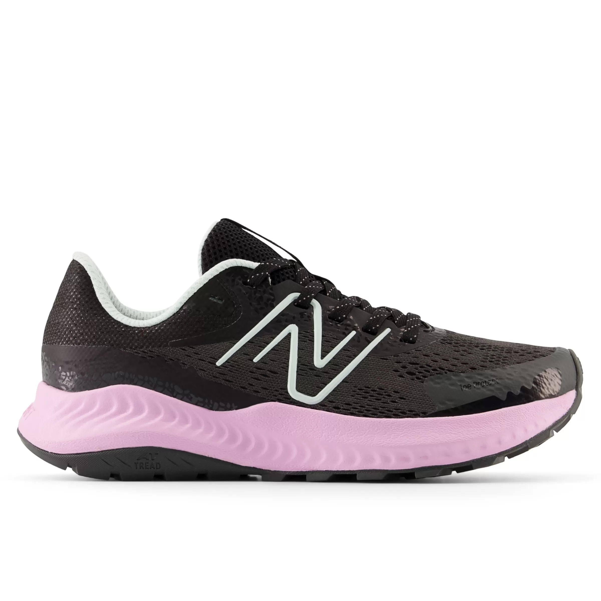 New Balance Chaussures de Running | Distance-DynaSoftNitrelV5 Black avec Lilac Cloud et Light Surf