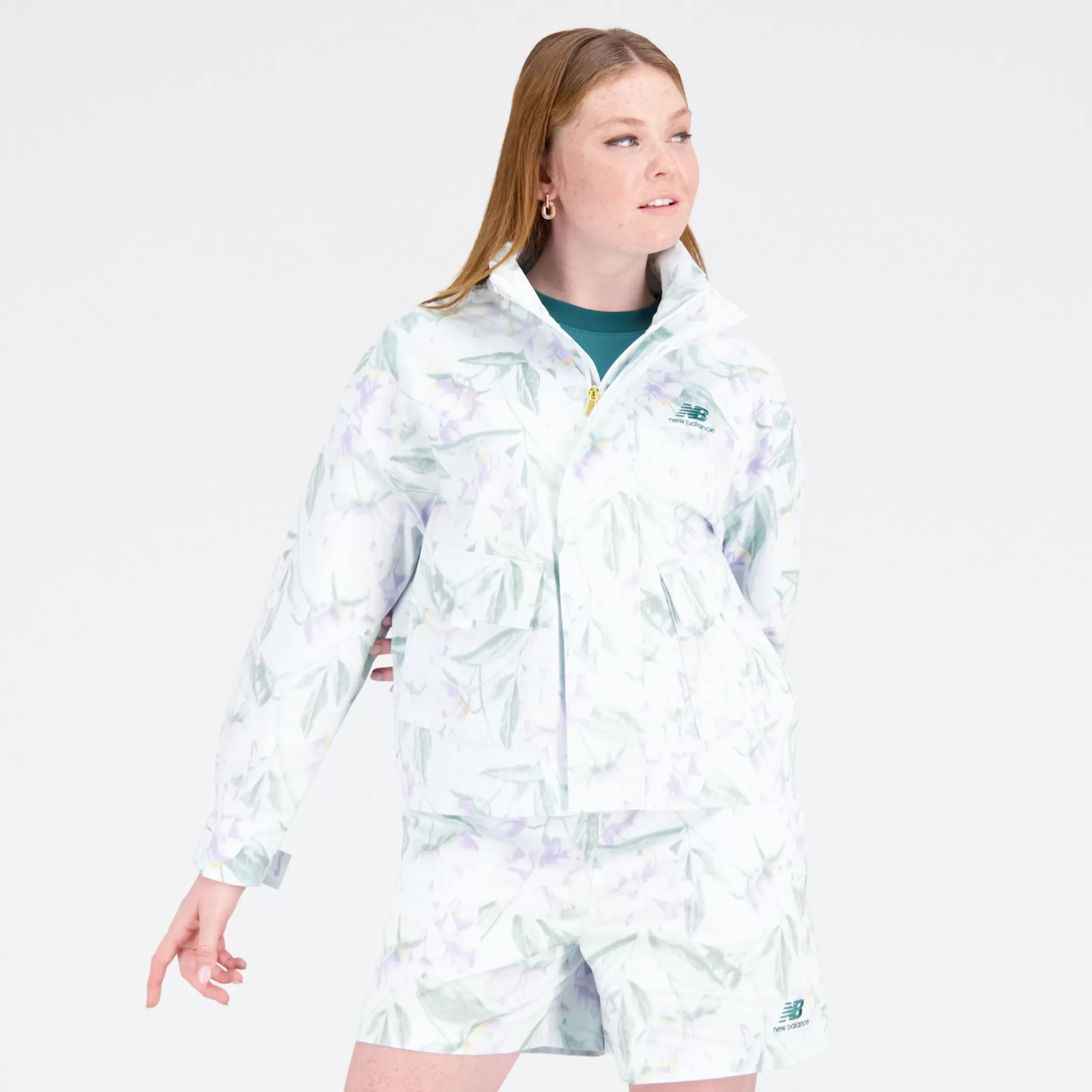 New Balance Vêtements | Vestes-EssentialsBloomyJacket WHITE MULTI