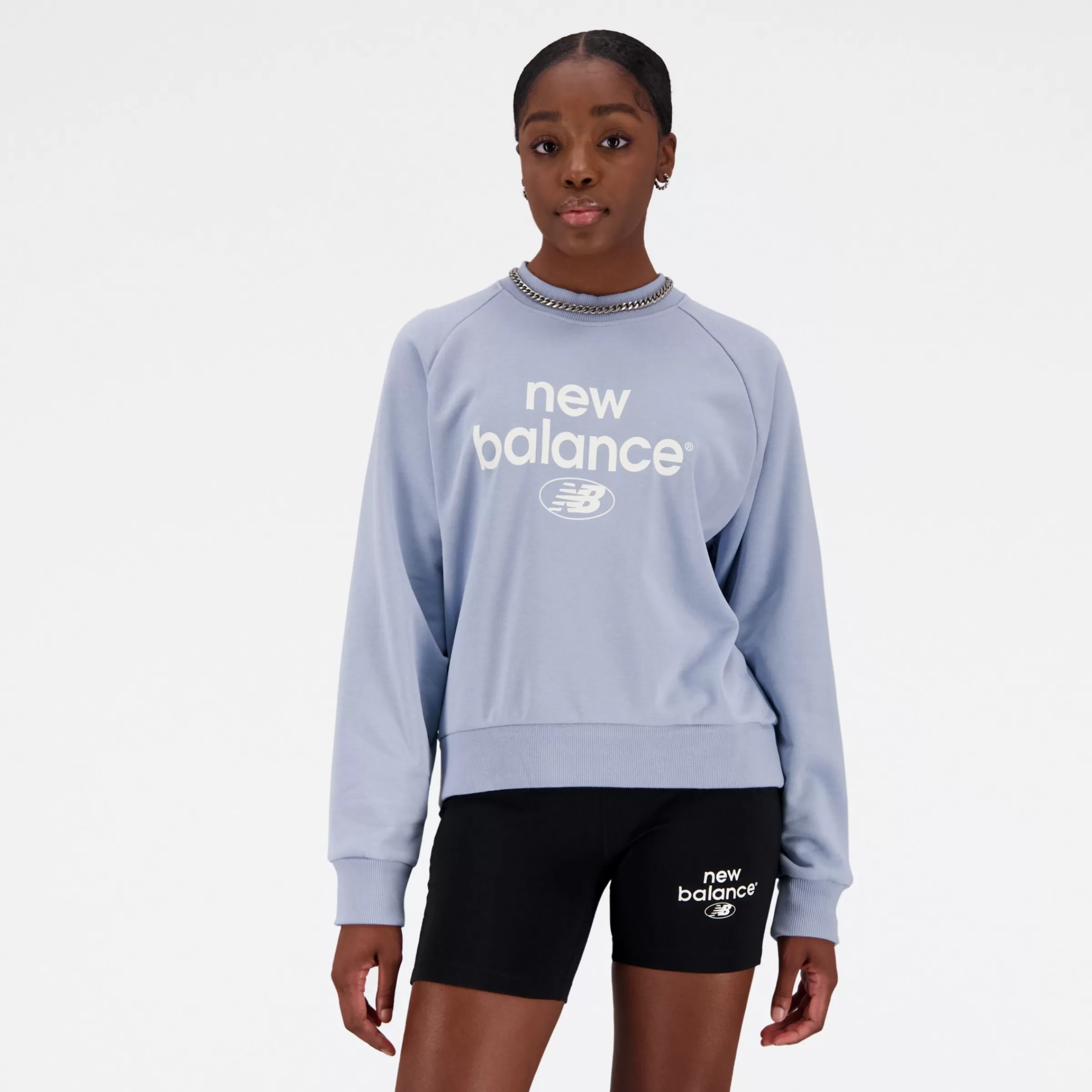 New Balance Sweats à capuche et Sweat-shirts | Vêtements-EssentialsReimaginedArchiveFrenchTerryCrewNeck LIGHT ARCTIC GREY