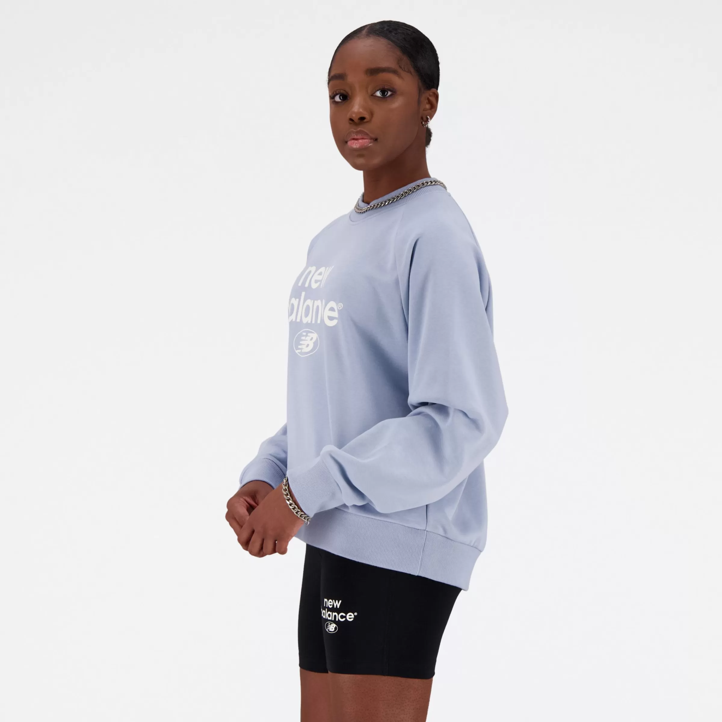 New Balance Sweats à capuche et Sweat-shirts | Vêtements-EssentialsReimaginedArchiveFrenchTerryCrewNeck LIGHT ARCTIC GREY