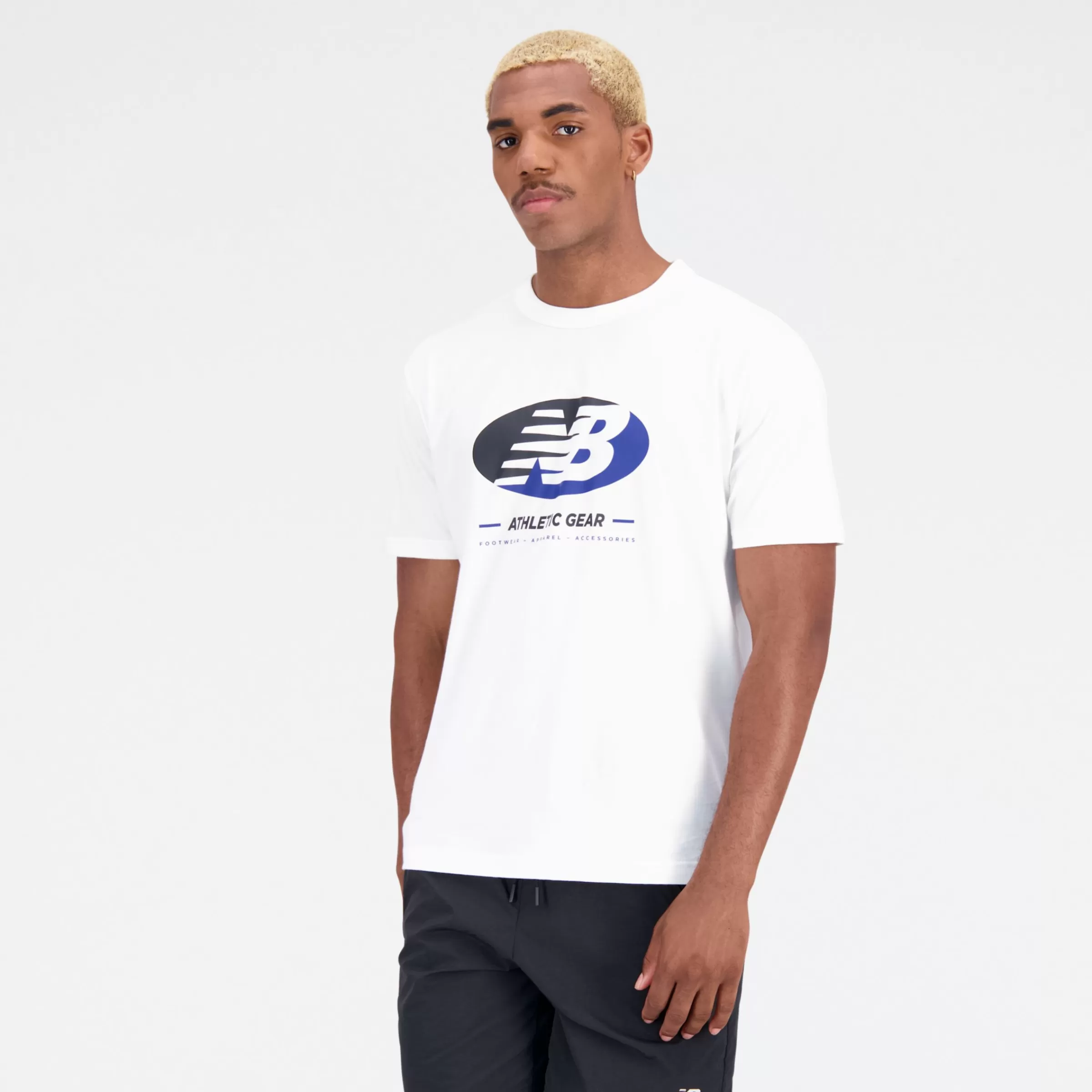 New Balance Vêtements | Tee-shirts et Maillots-EssentialsReimaginedGraphicCottonJerseyShortSleeveT-shirt WHITE