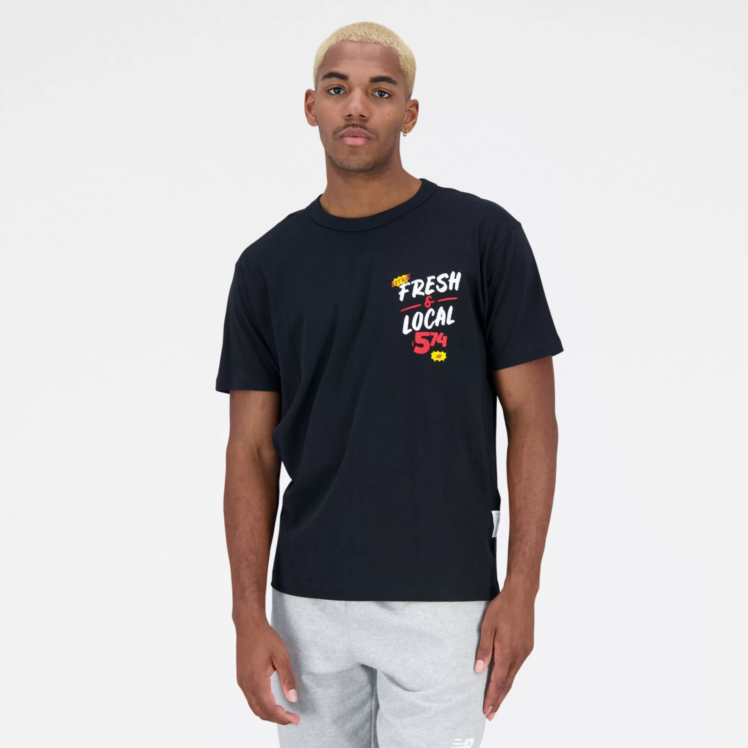 New Balance Vêtements | Tee-shirts et Maillots-EssentialsReimaginedGraphicCottonJerseyShortSleeveT-shirt