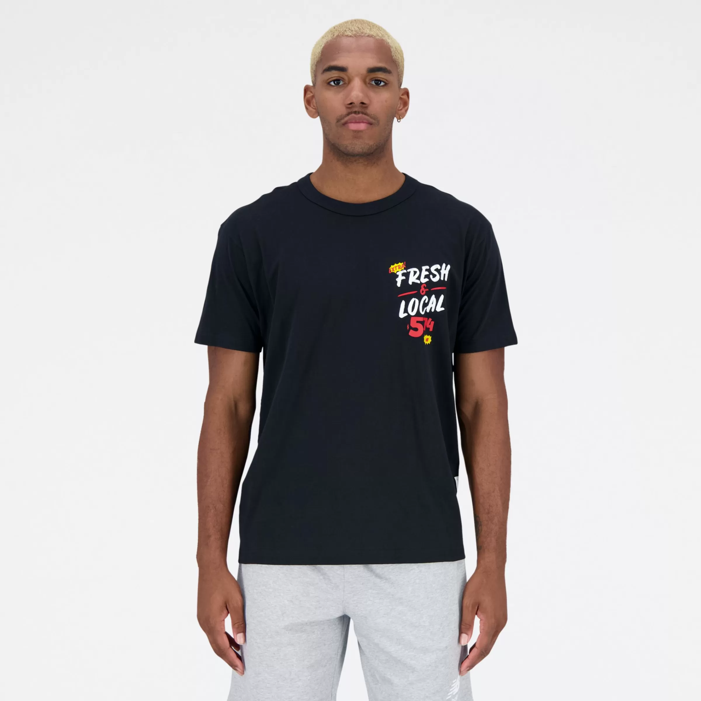 New Balance Vêtements | Tee-shirts et Maillots-EssentialsReimaginedGraphicCottonJerseyShortSleeveT-shirt