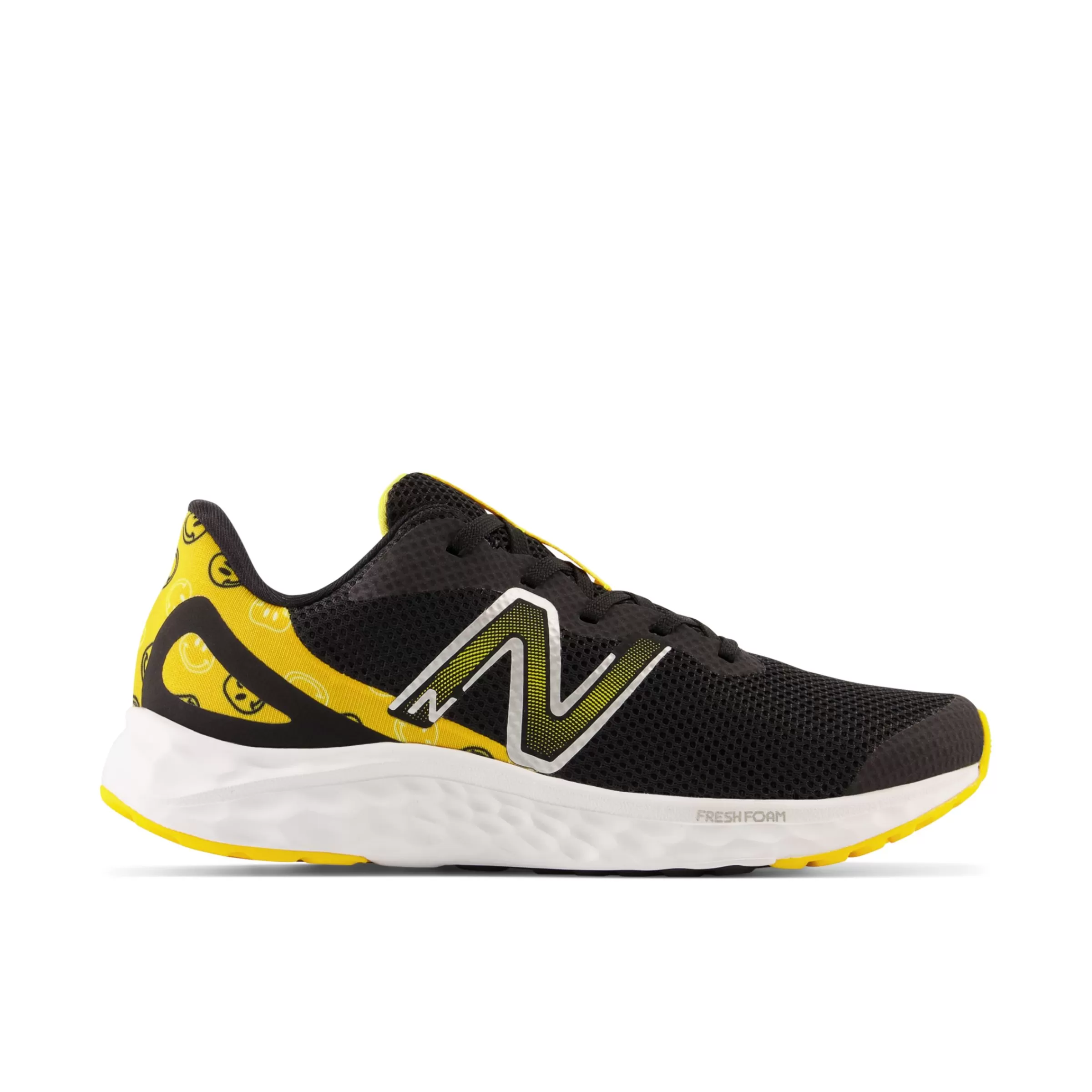 New Balance Chaussures de Running | Chaussures-FreshFoamArishiv4 Black avec Hot Marigold