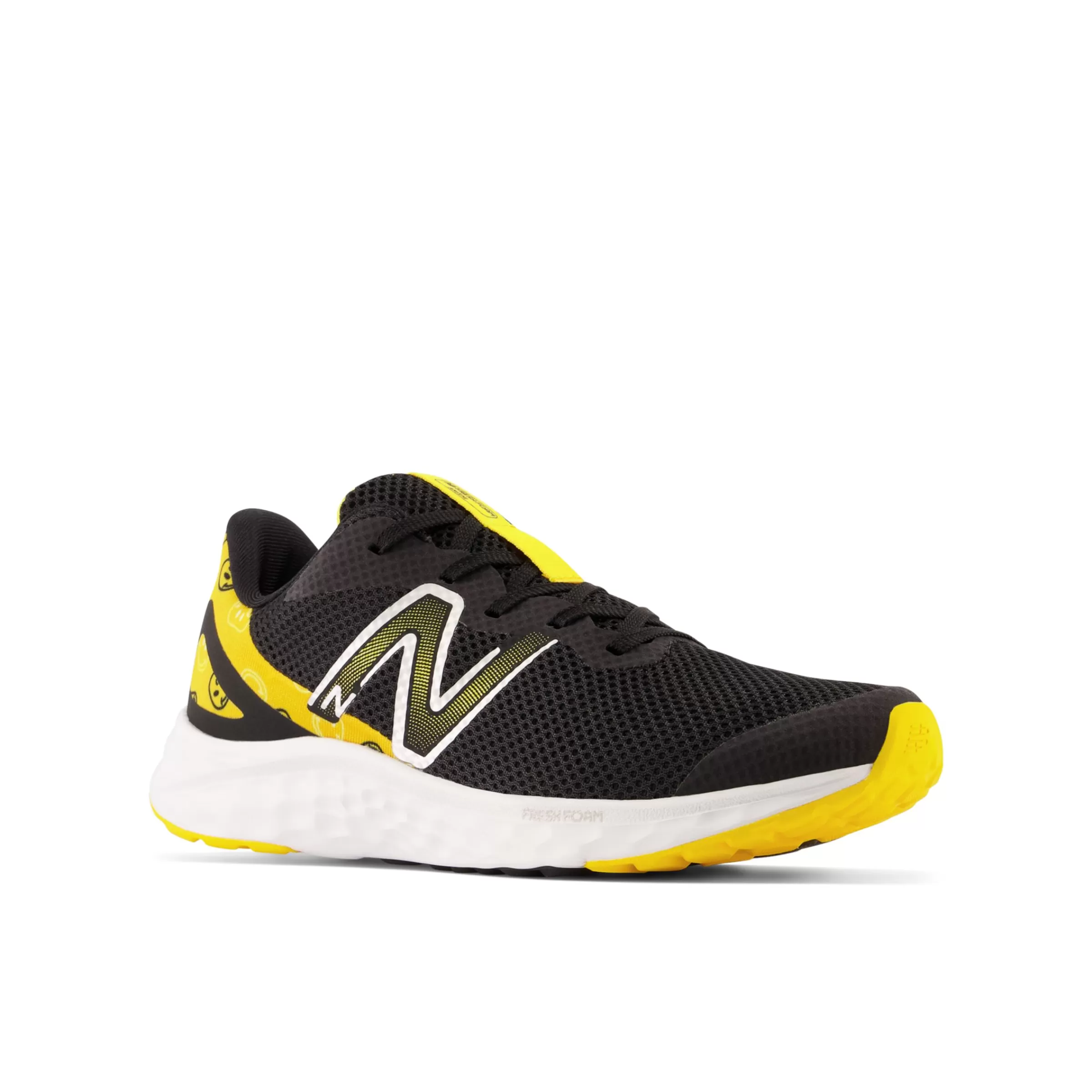 New Balance Chaussures de Running | Chaussures-FreshFoamArishiv4 Black avec Hot Marigold