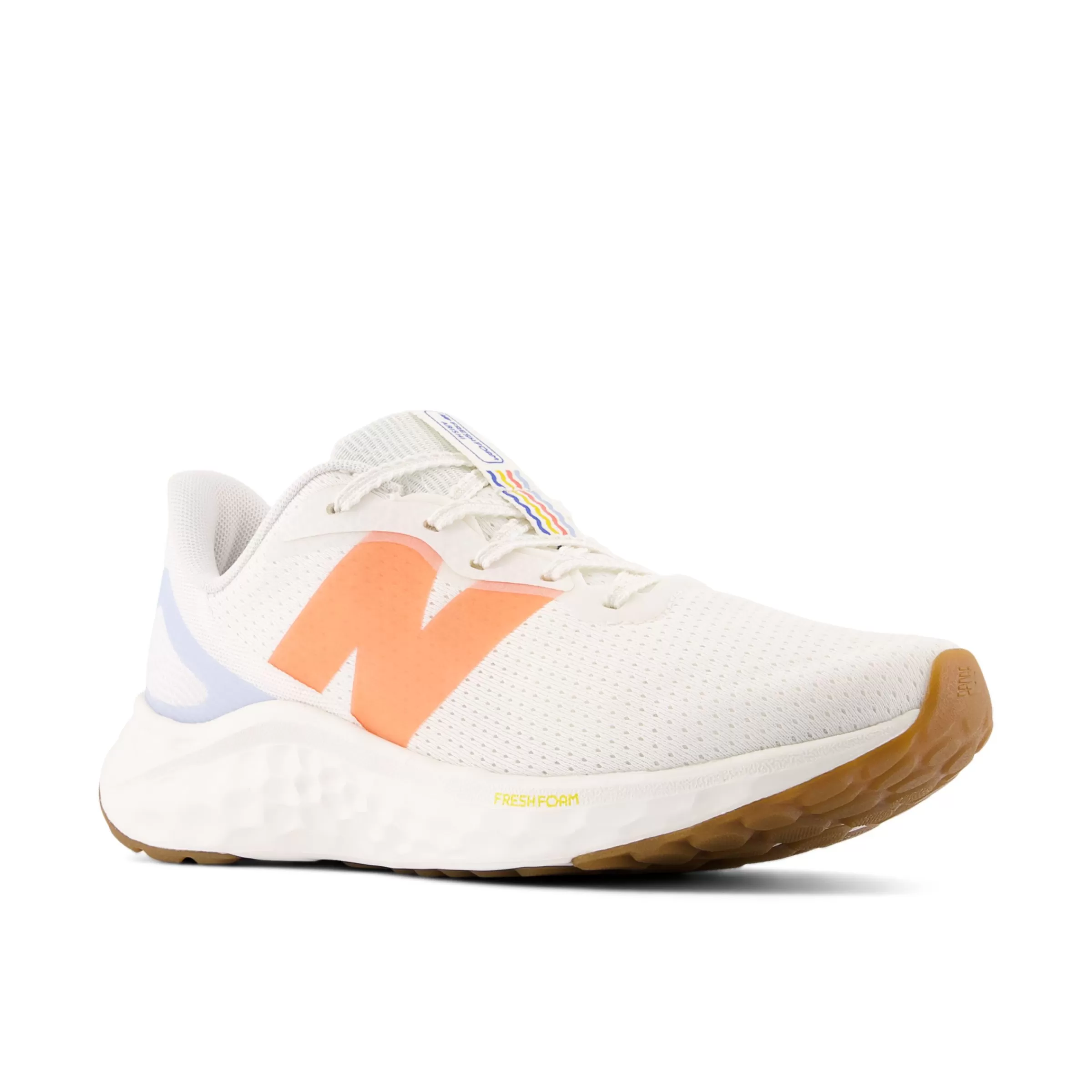 New Balance Chaussures de Running | Distance-FreshFoamArishiv4 Sea Salt avec Gulf Red