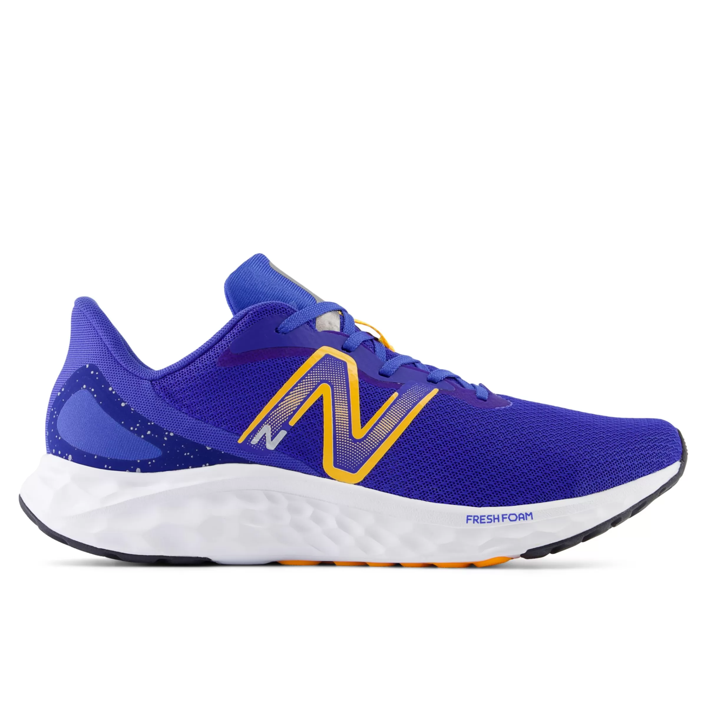 New Balance Chaussures Soldes-FreshFoamArishiV4 Marine Blue avec Hot Marigold