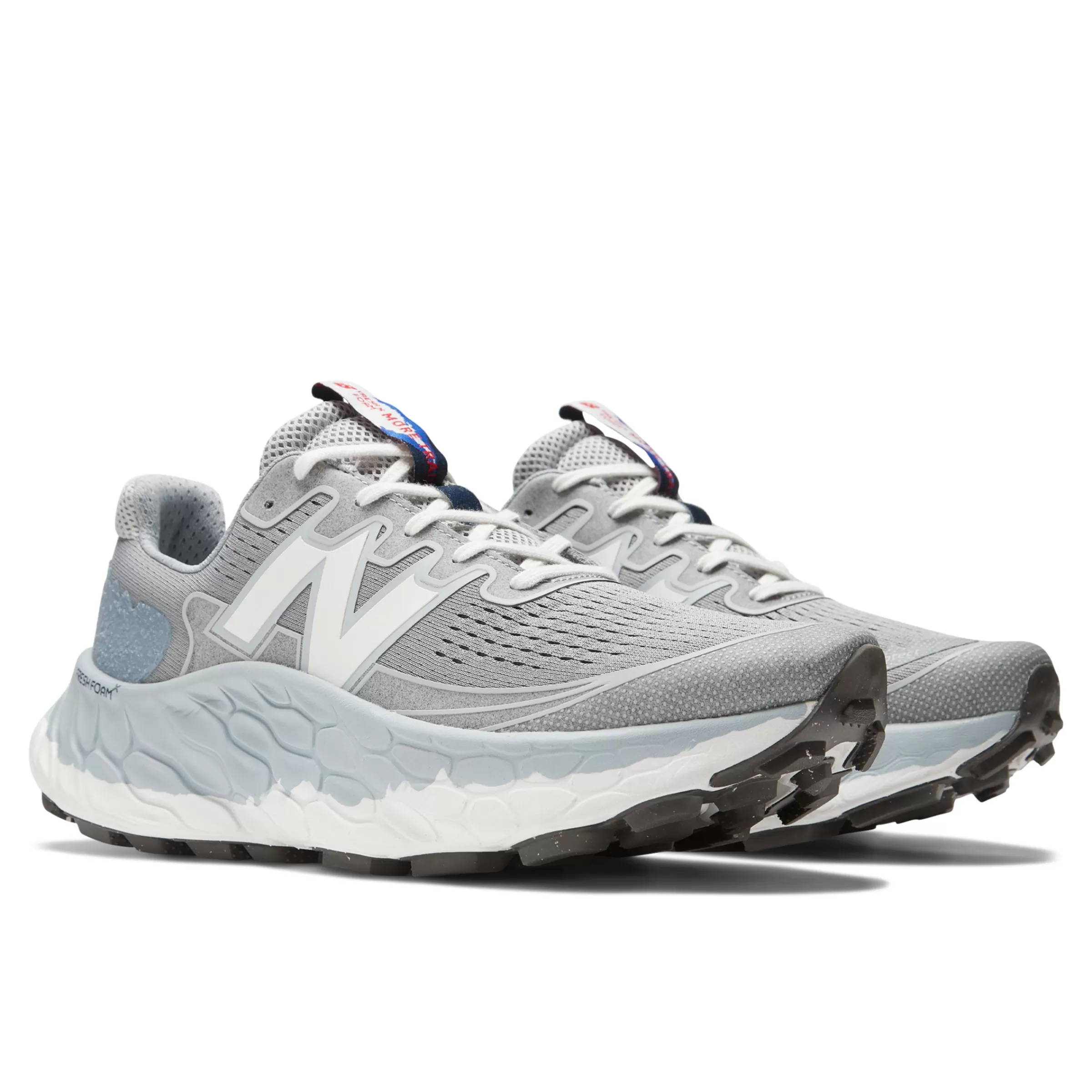 New Balance Fresh Foam x More | Chaussures de Running-FreshFoamMoreTrailV3 Slate Grey avec Concrete et Reflection