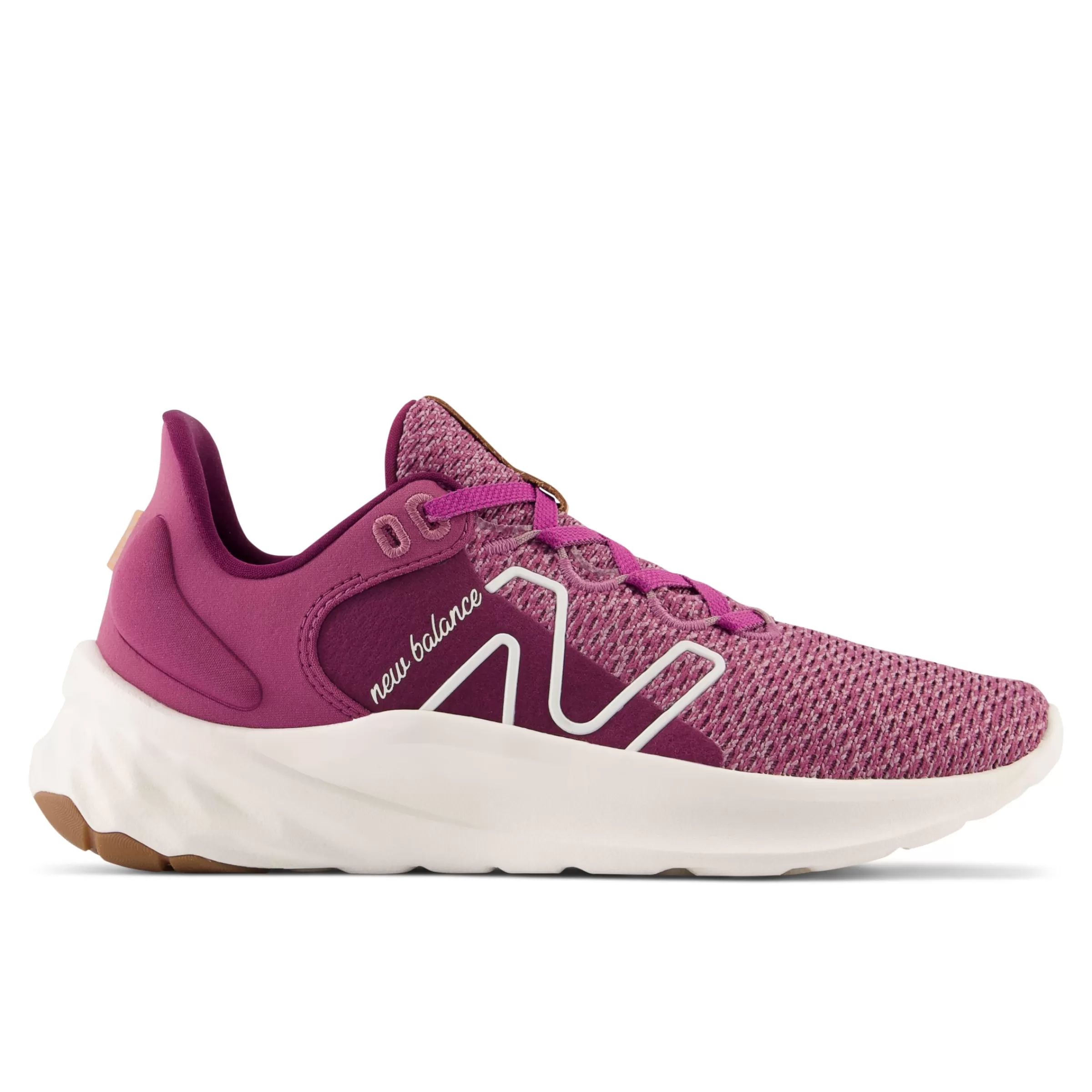 New Balance Chaussures Soldes-FreshFoamRoavv2 Lilac Chalk avec Raisin et White