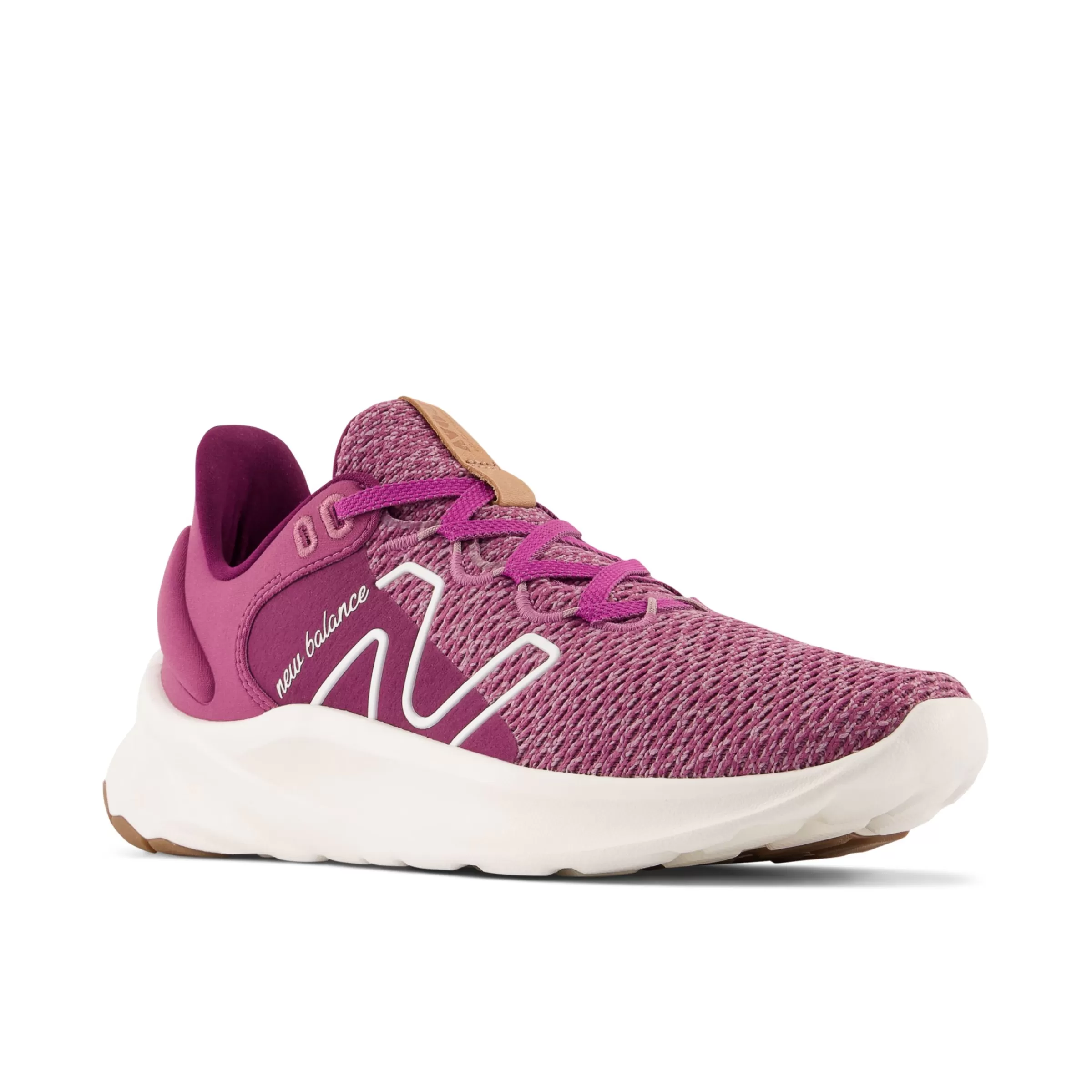 New Balance Chaussures Soldes-FreshFoamRoavv2 Lilac Chalk avec Raisin et White