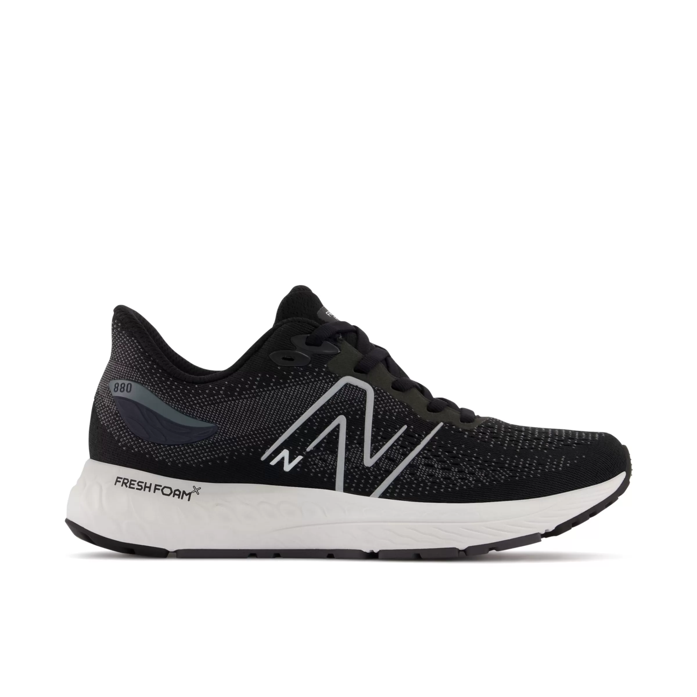 New Balance Chaussures Soldes-FreshFoamX880v12 Black avec Spring Tide et Ocean Grey