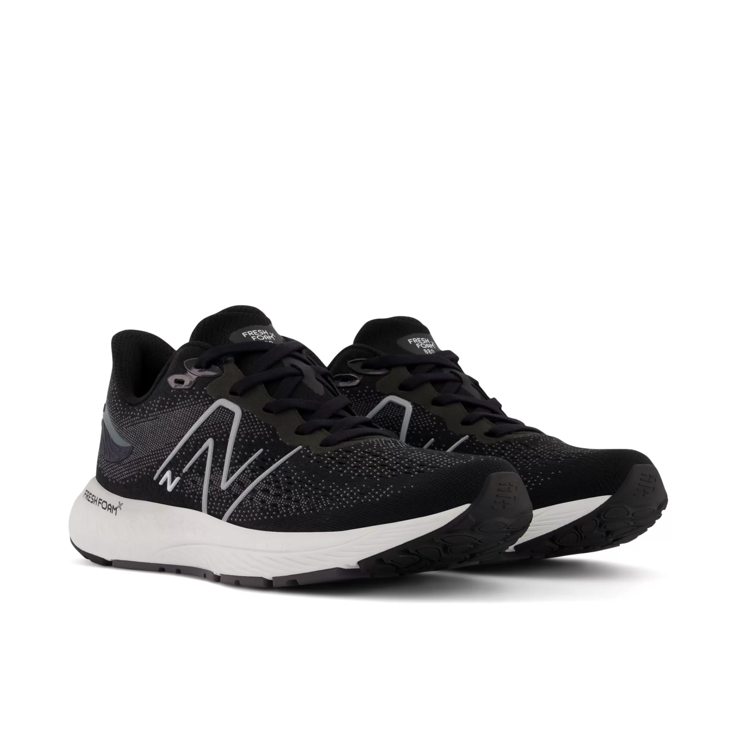 New Balance Chaussures Soldes-FreshFoamX880v12 Black avec Spring Tide et Ocean Grey