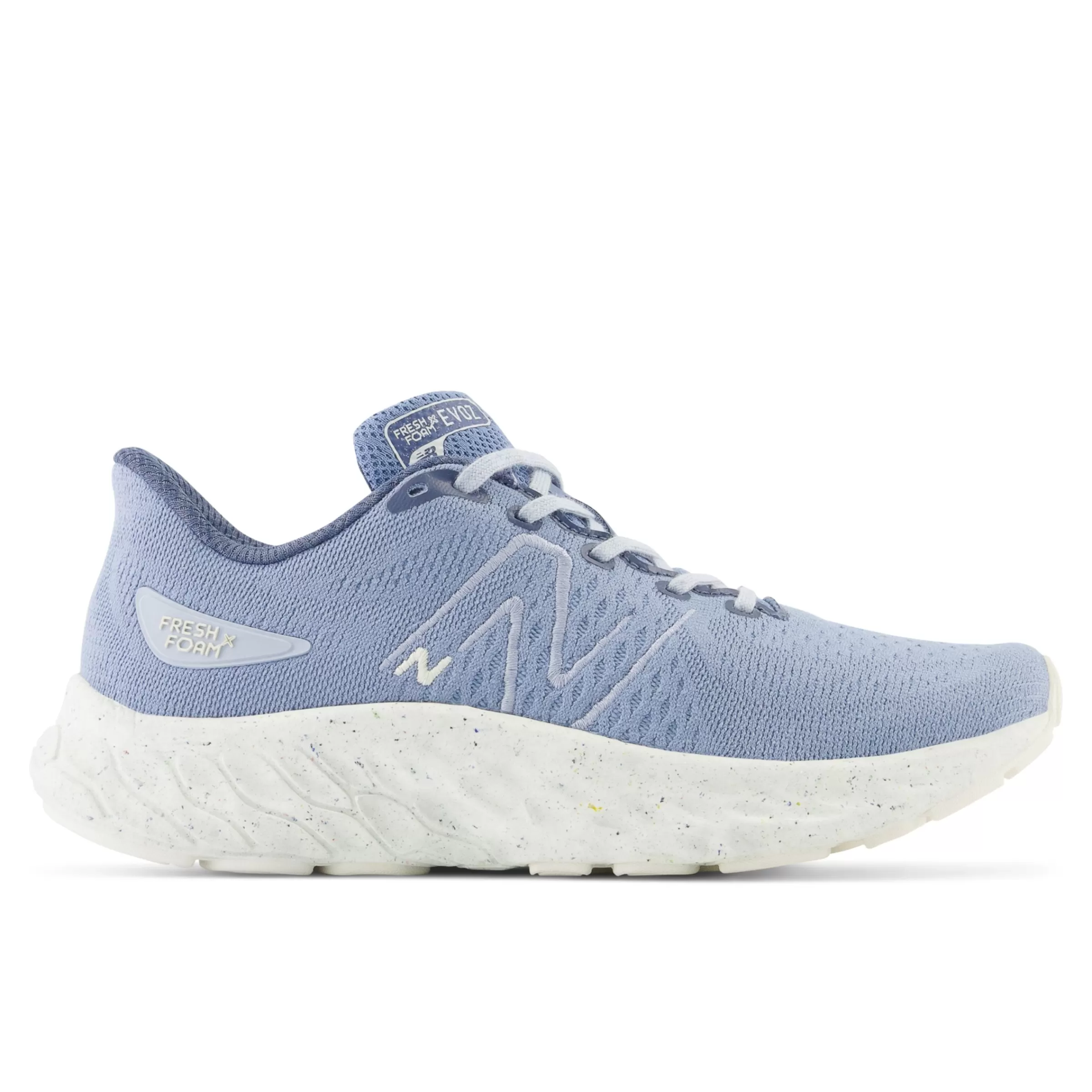 New Balance Chaussures Soldes-FreshFoamXEVOZv3 Mercury Blue avec Vintage Indigo et Angora