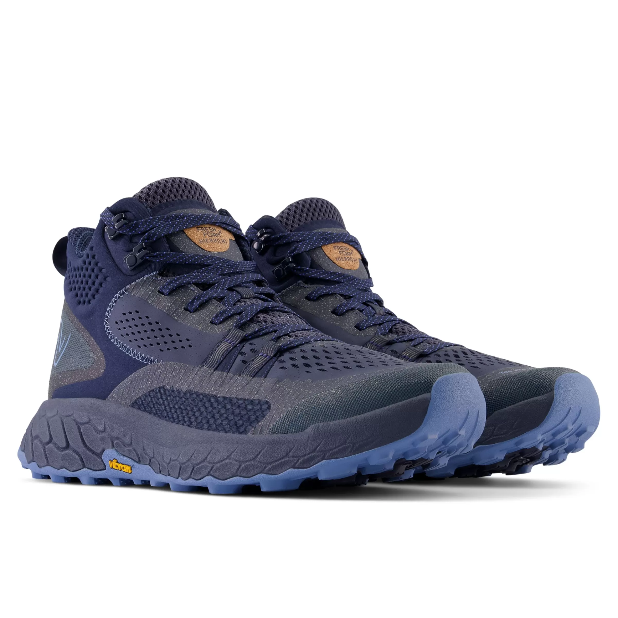 New Balance Chaussures de Running | Randonnée-FreshFoamXHierroMid Vintage Indigo avec NB Navy et Heritage Blue