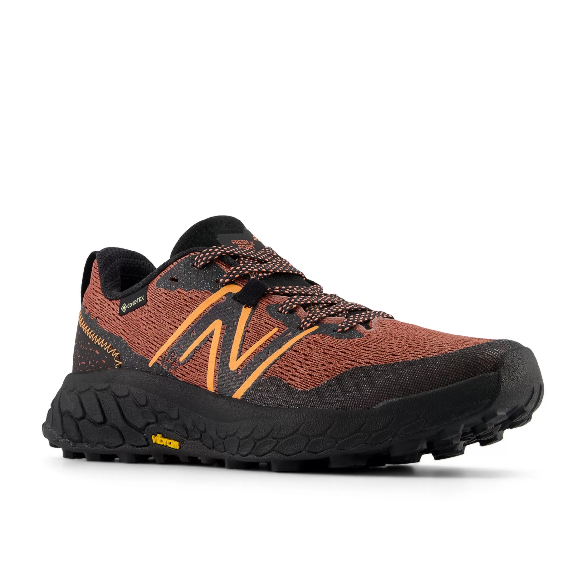 New Balance Chaussures de Running | Course sur longue distance-FreshFoamXHierrov7GORE-TEX® Tamarind avec Black et Hot Mango