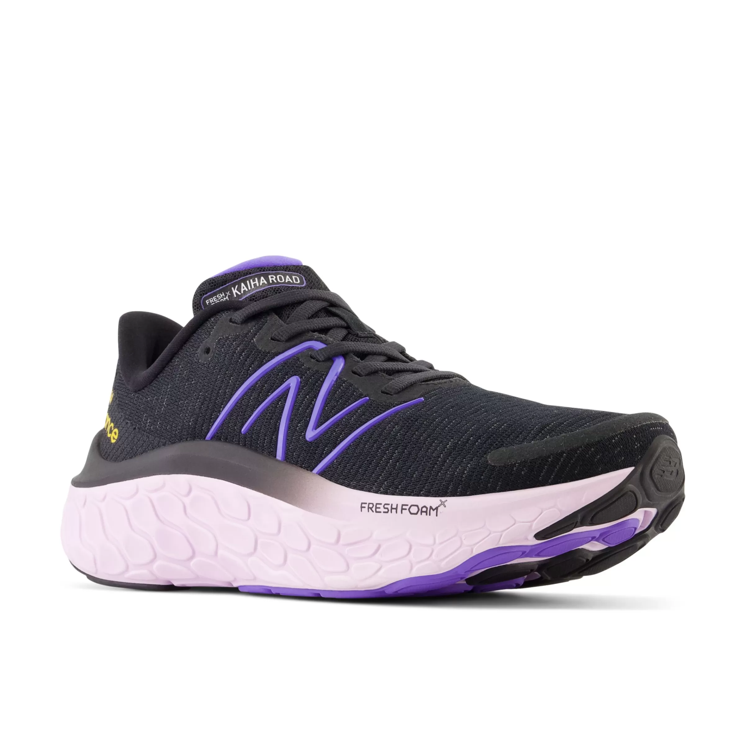 New Balance Chaussures de Running | Course de moyenne distance-FRESHFOAMXKaihaRoad Black avec Electric Indigo