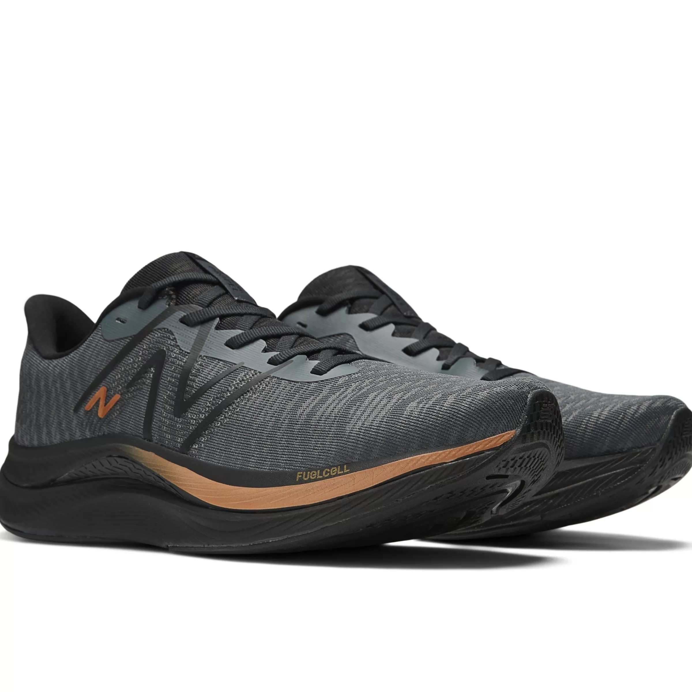 New Balance FuelCell Propel | Chaussures de Running-FuelCellPropelv4 Graphite avec Black et Copper Metallc