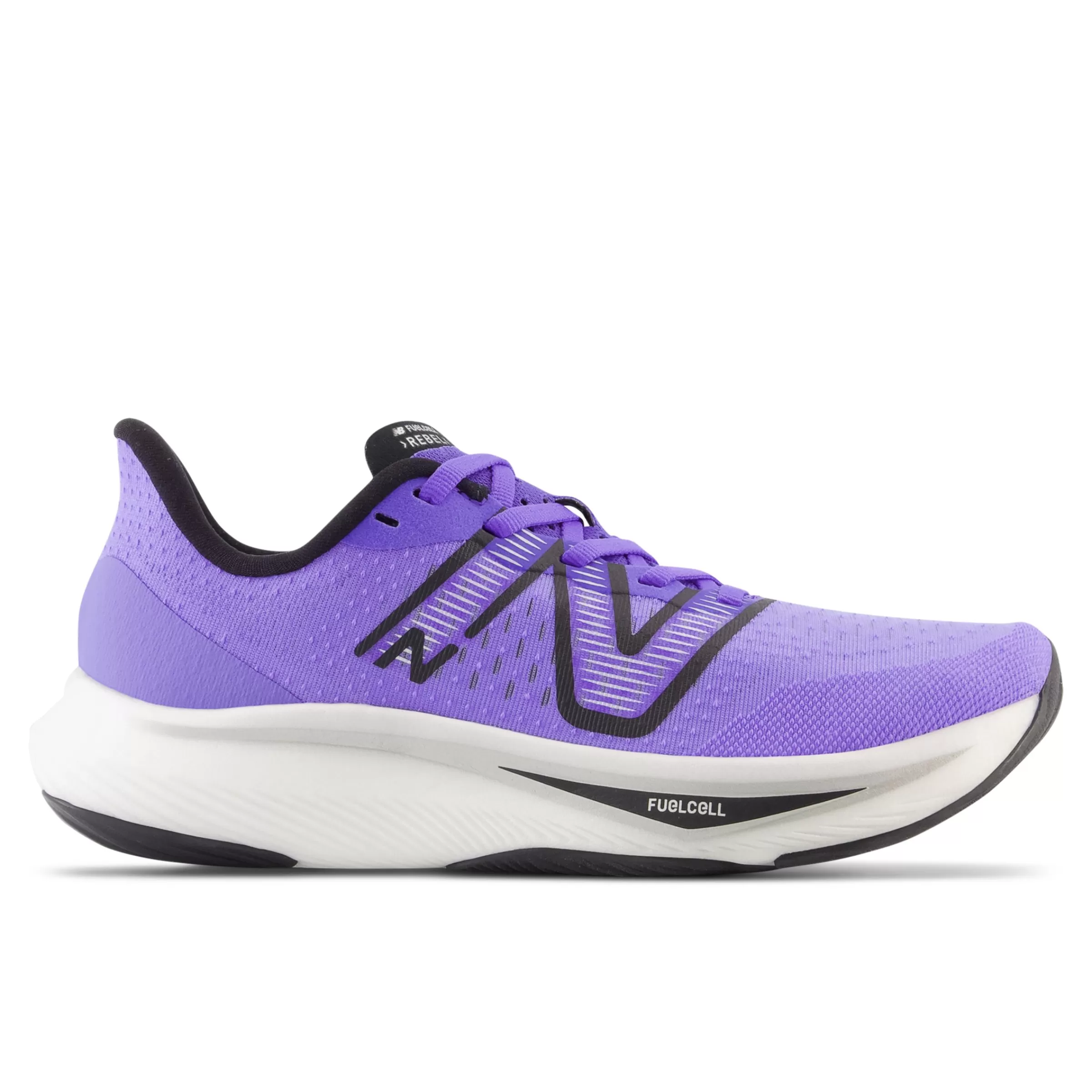 New Balance Chaussures de Running | Course de moyenne distance-FuelCellRebelv3 Electric Indigo avec Black