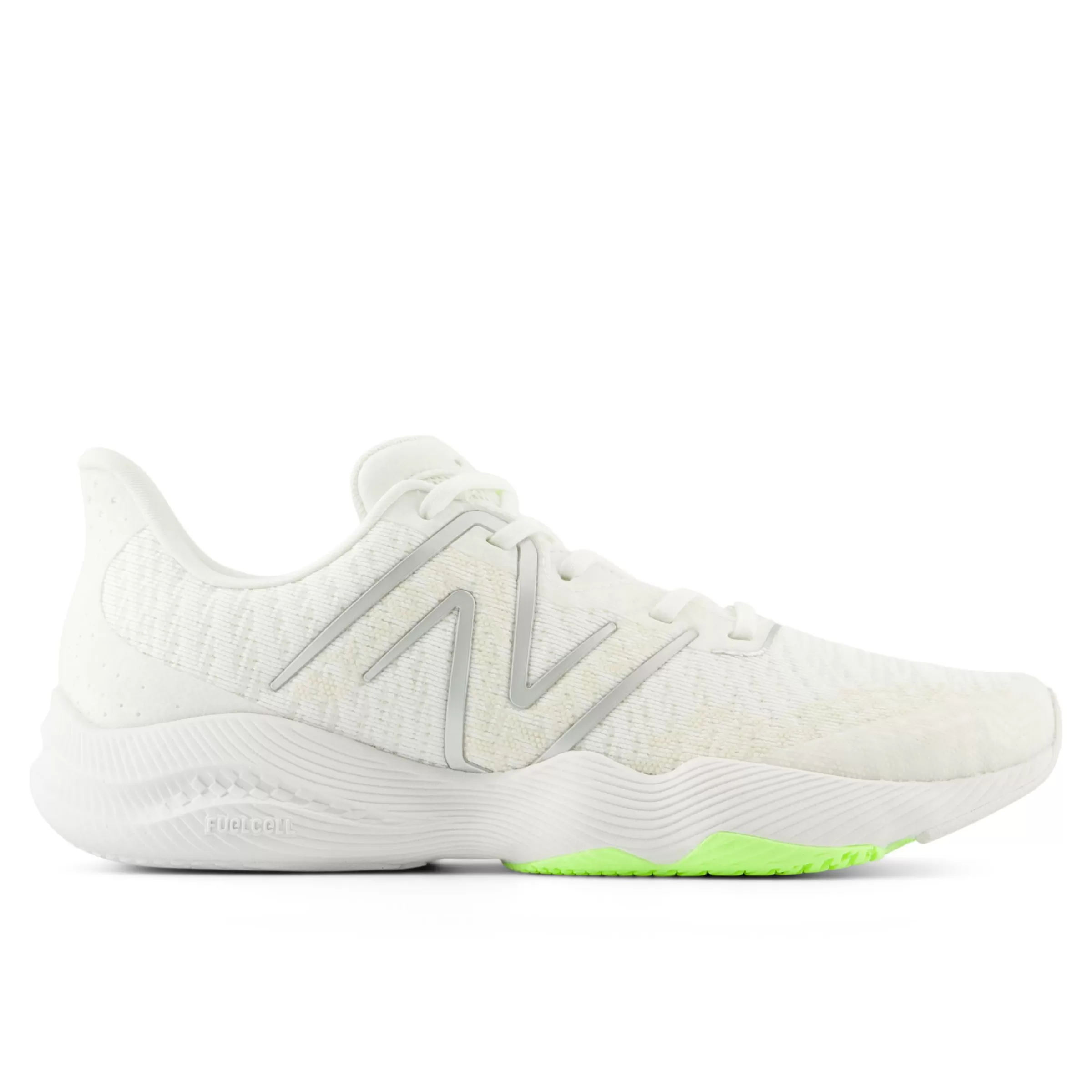 New Balance Entraînement | Entraînement-FuelCellShiftTRv2 White avec Sea Salt et Bleached Lime Glo