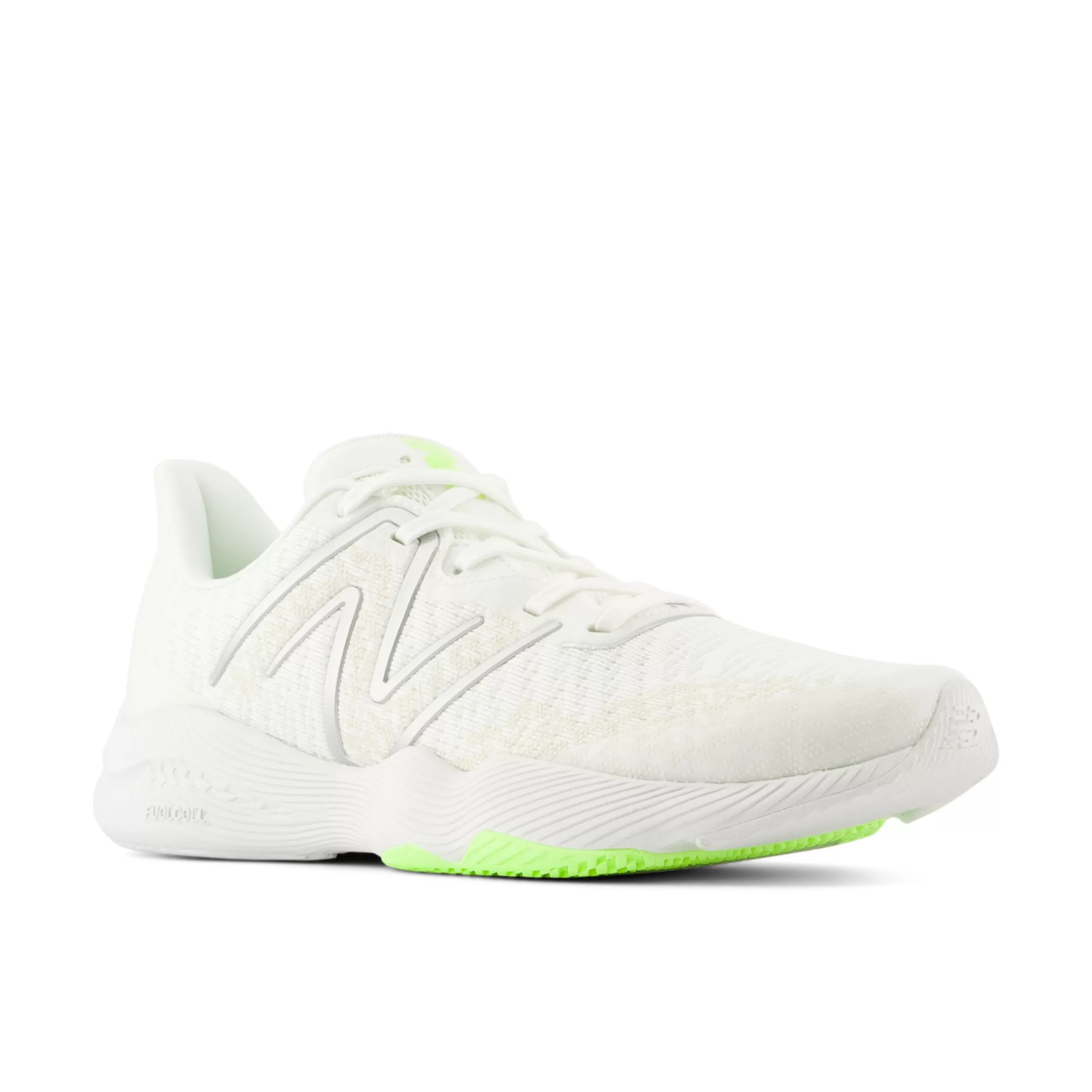 New Balance Entraînement | Entraînement-FuelCellShiftTRv2 White avec Sea Salt et Bleached Lime Glo