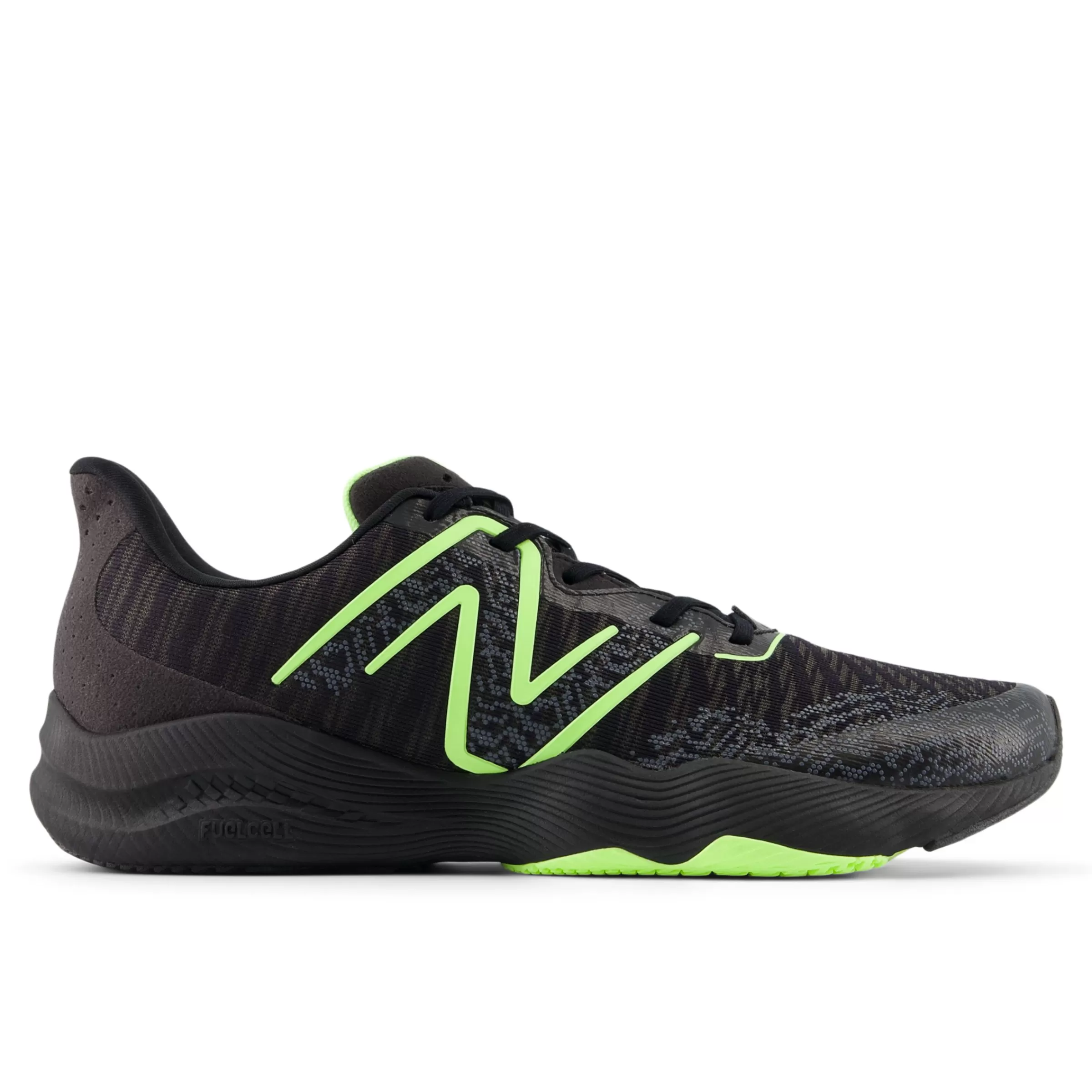 New Balance Entraînement | Chaussures-FuelCellShiftTRv2 Black avec Phantom et Bleached Lime Glo