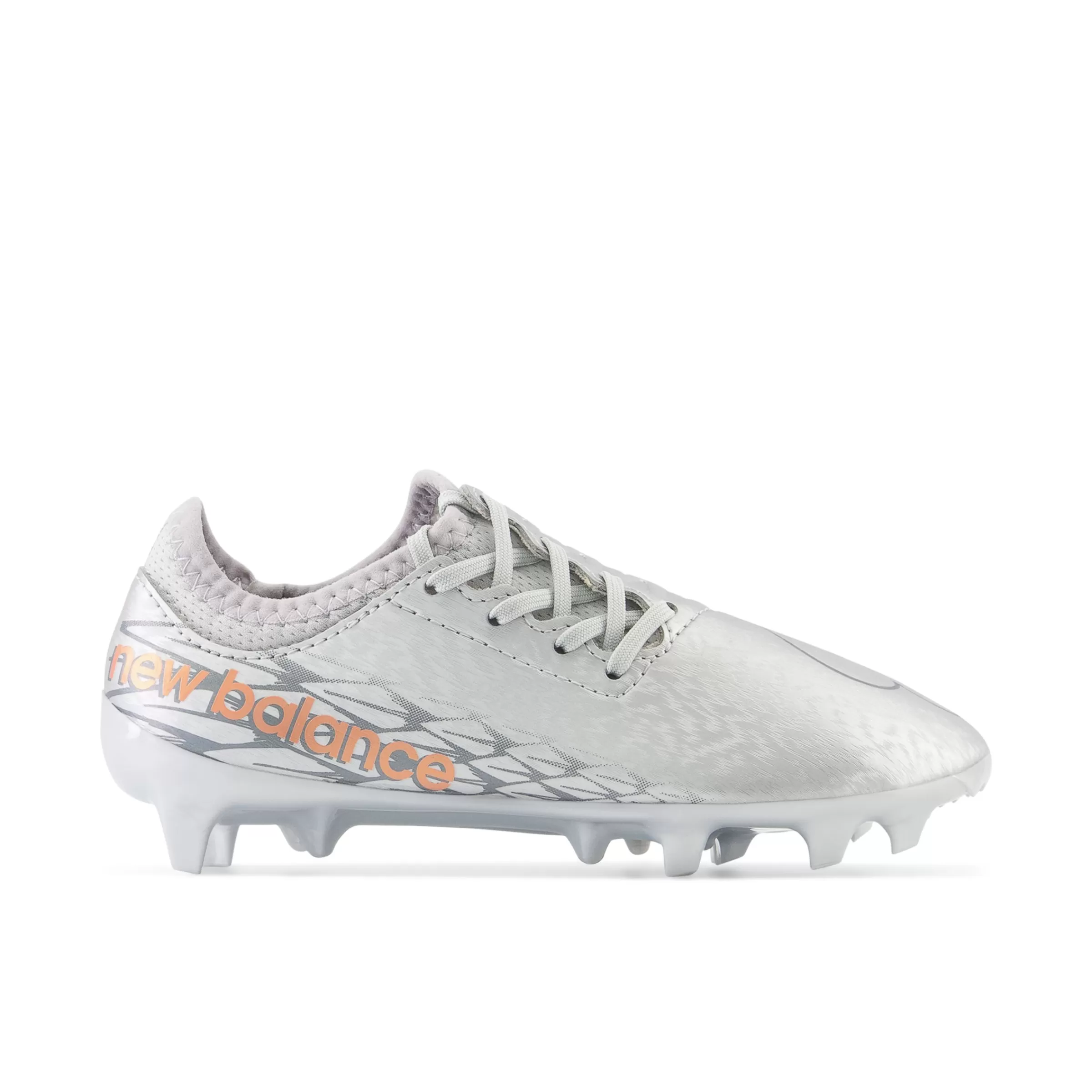 New Balance Chaussures | Chaussures de Football-Furonv7DispatchJuniorFG Silver avec Brighton Grey et Copper