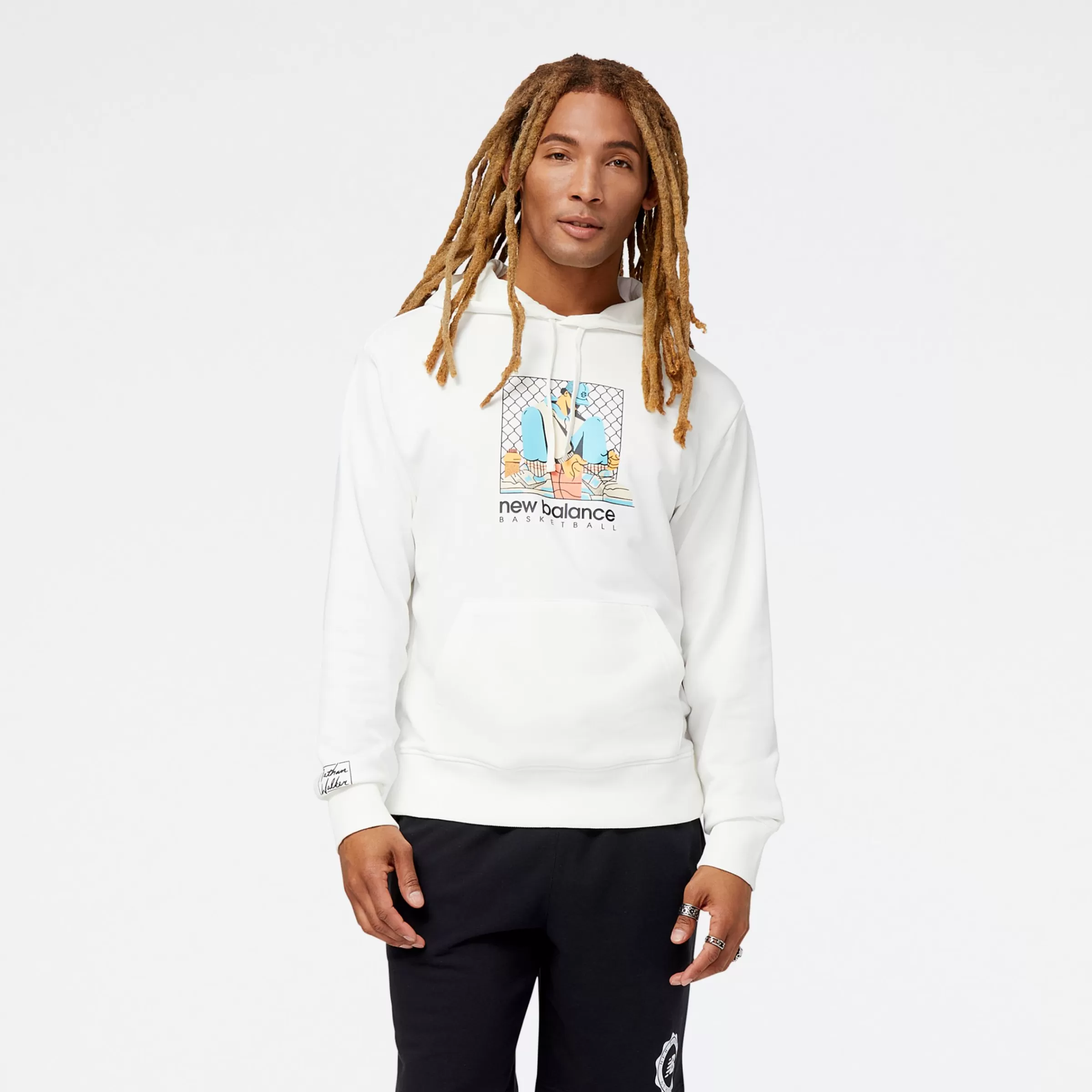 New Balance Sport | Vêtements-HoopsFrenchTerryHoodie SEA SALT