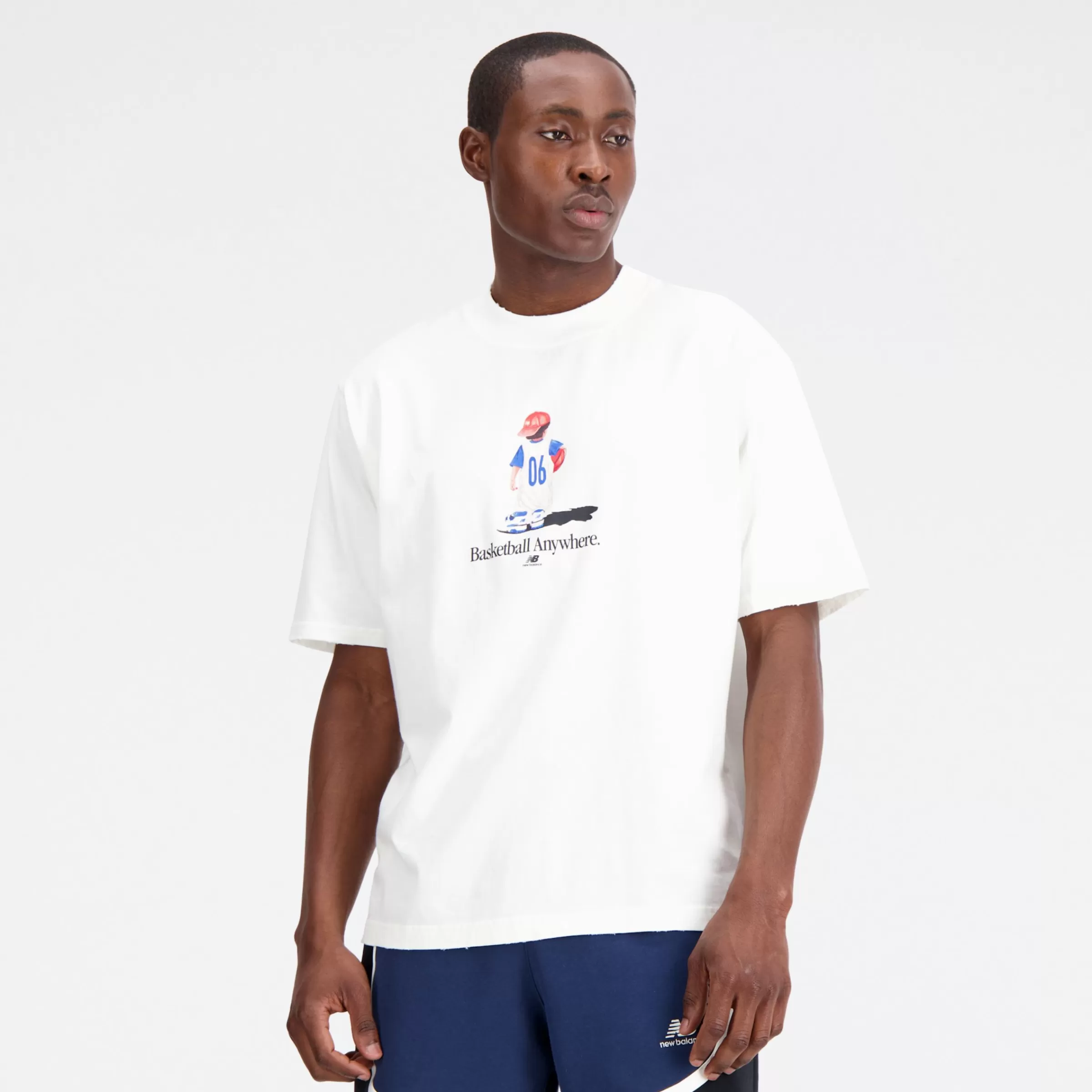 New Balance Vêtements | Tee-shirts et Maillots-HoopsGraphicT-Shirt SEA SALT