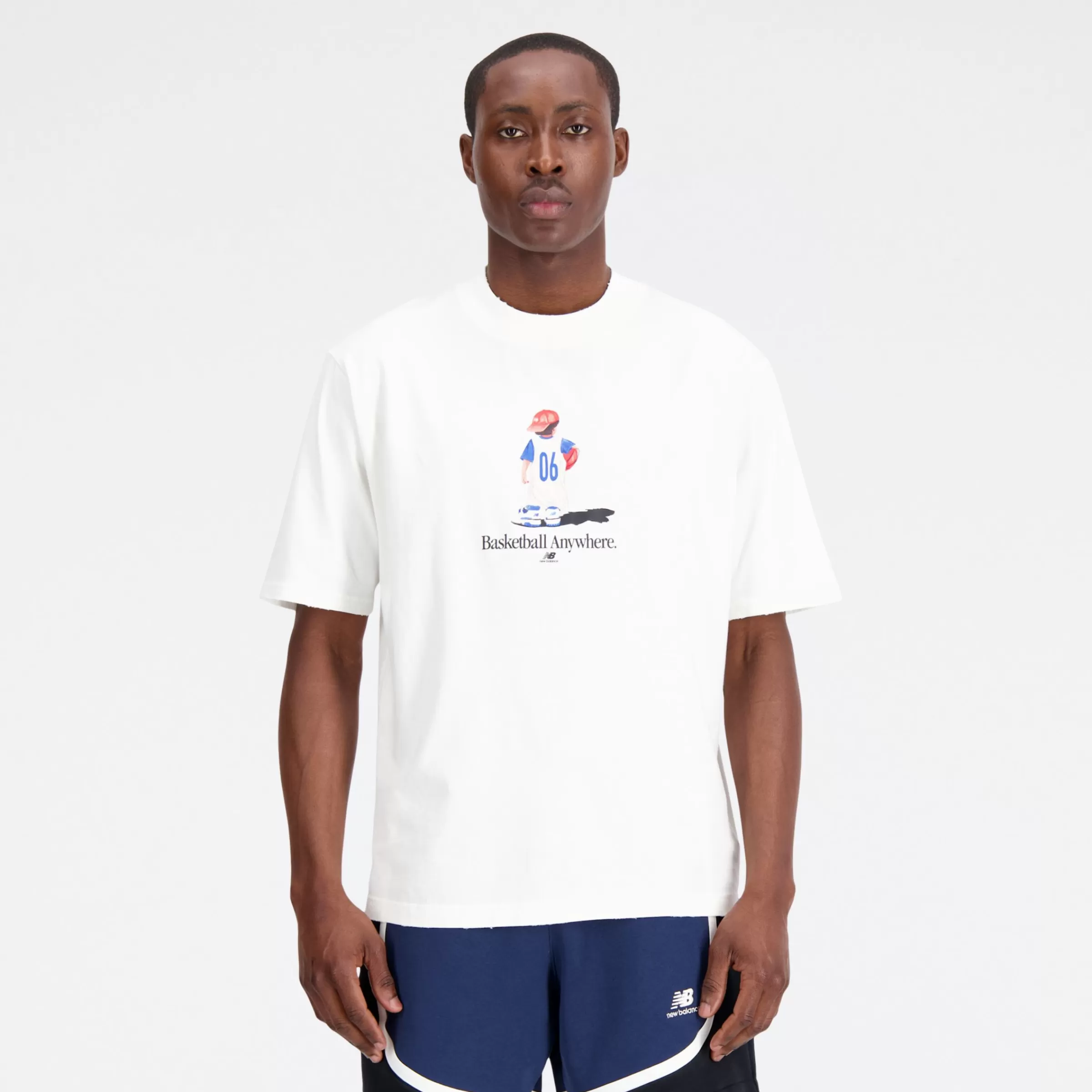 New Balance Vêtements | Tee-shirts et Maillots-HoopsGraphicT-Shirt SEA SALT