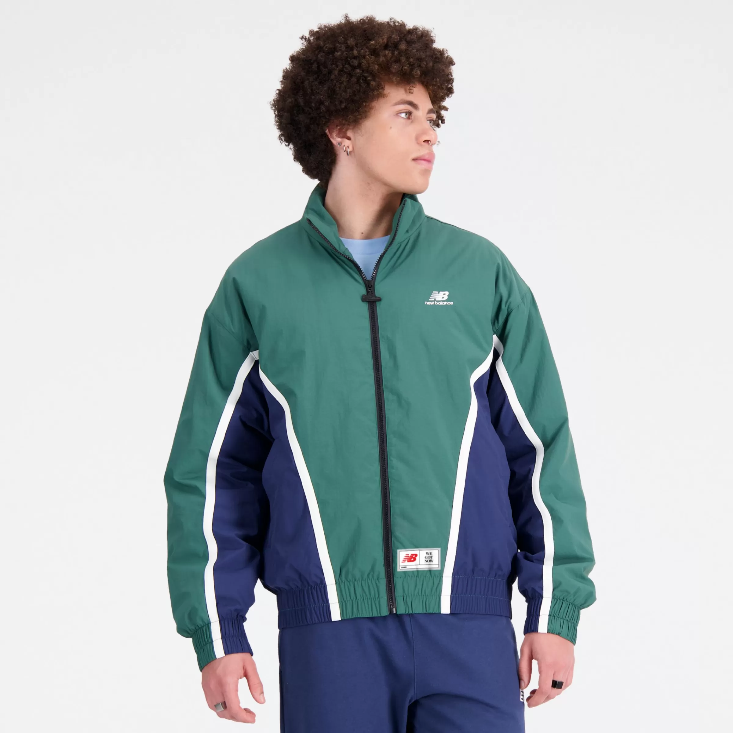 New Balance Sport | Vêtements-HoopsWovenJacket TEAM FOREST GREEN