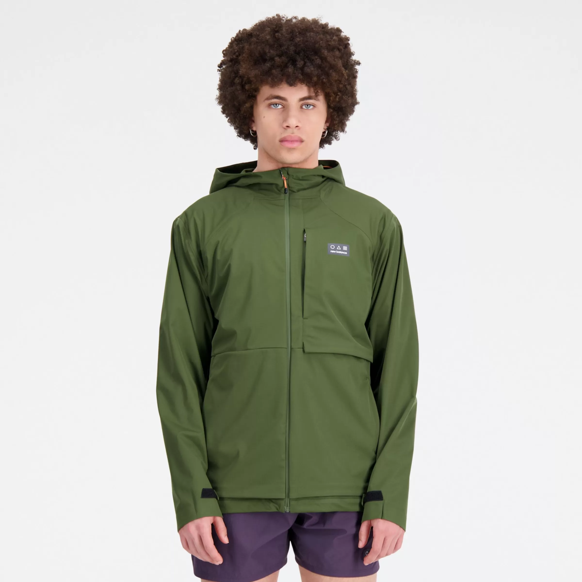 New Balance Vêtements Soldes-ImpactRunATWaterproofJacket KOMBU