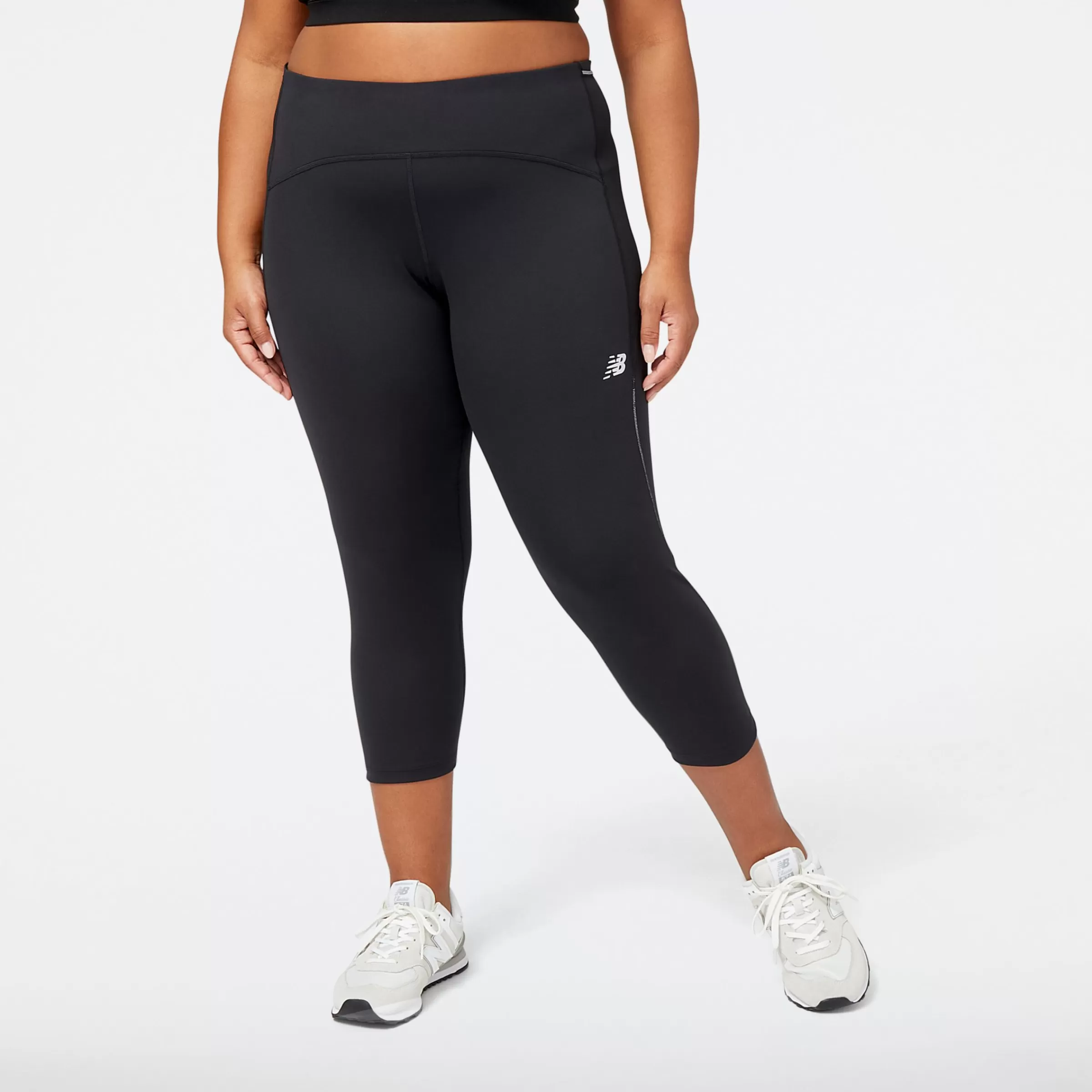 New Balance Vêtements Soldes-ImpactRunCrop BLACK