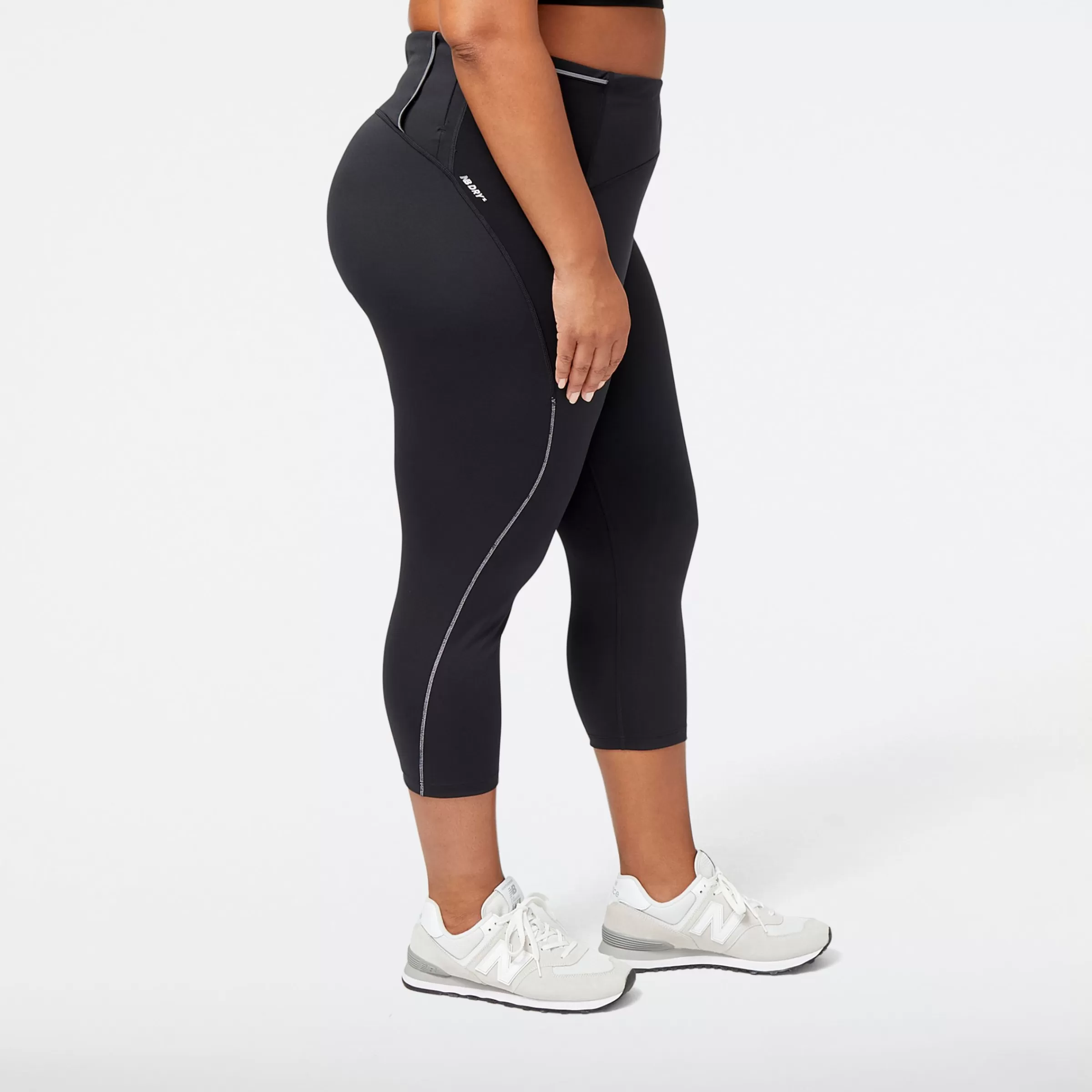 New Balance Vêtements Soldes-ImpactRunCrop BLACK